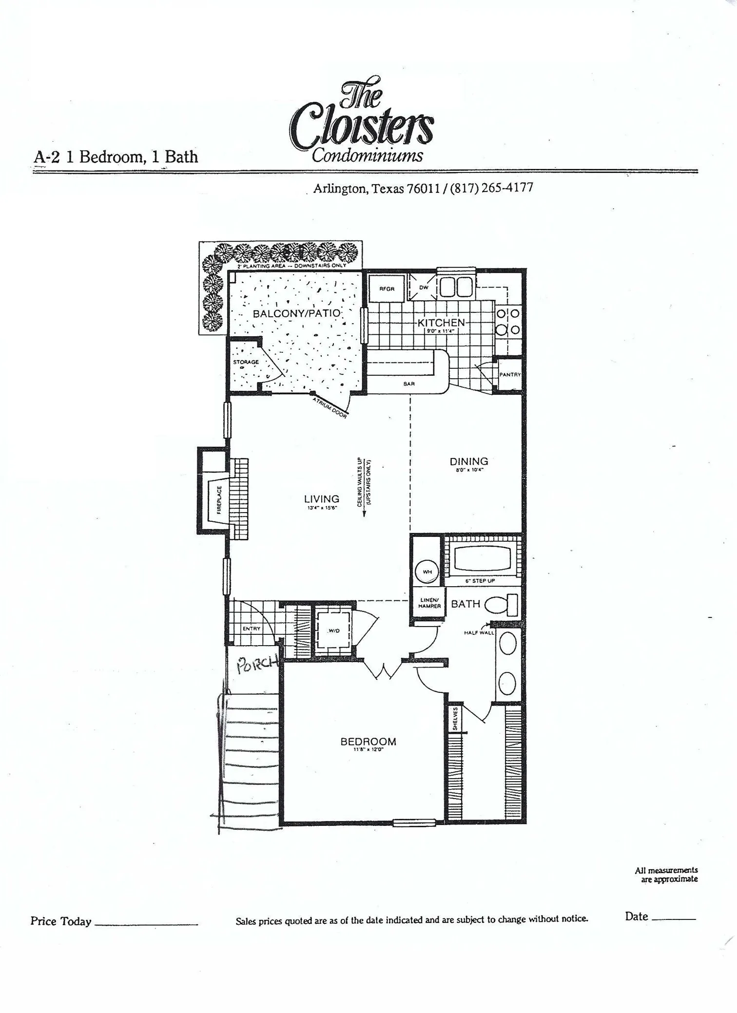 Condominium For Sale in Tarrant County , 1200 Calico Lane 820, Arlington, Texas 76011, 1 Bedroom, 1 Bathroom, Garage spaces, 792 Sqft, built in 1981, Preowned, mls#21259821, Real Estate Agent in Arlington, Homes For Sale in Tarrant county, Homes For Sale in Arlington, Realtor in Arlington Texas, Real Estate Brokerage Independent Realty Texas, Luminita Cordes Realtor