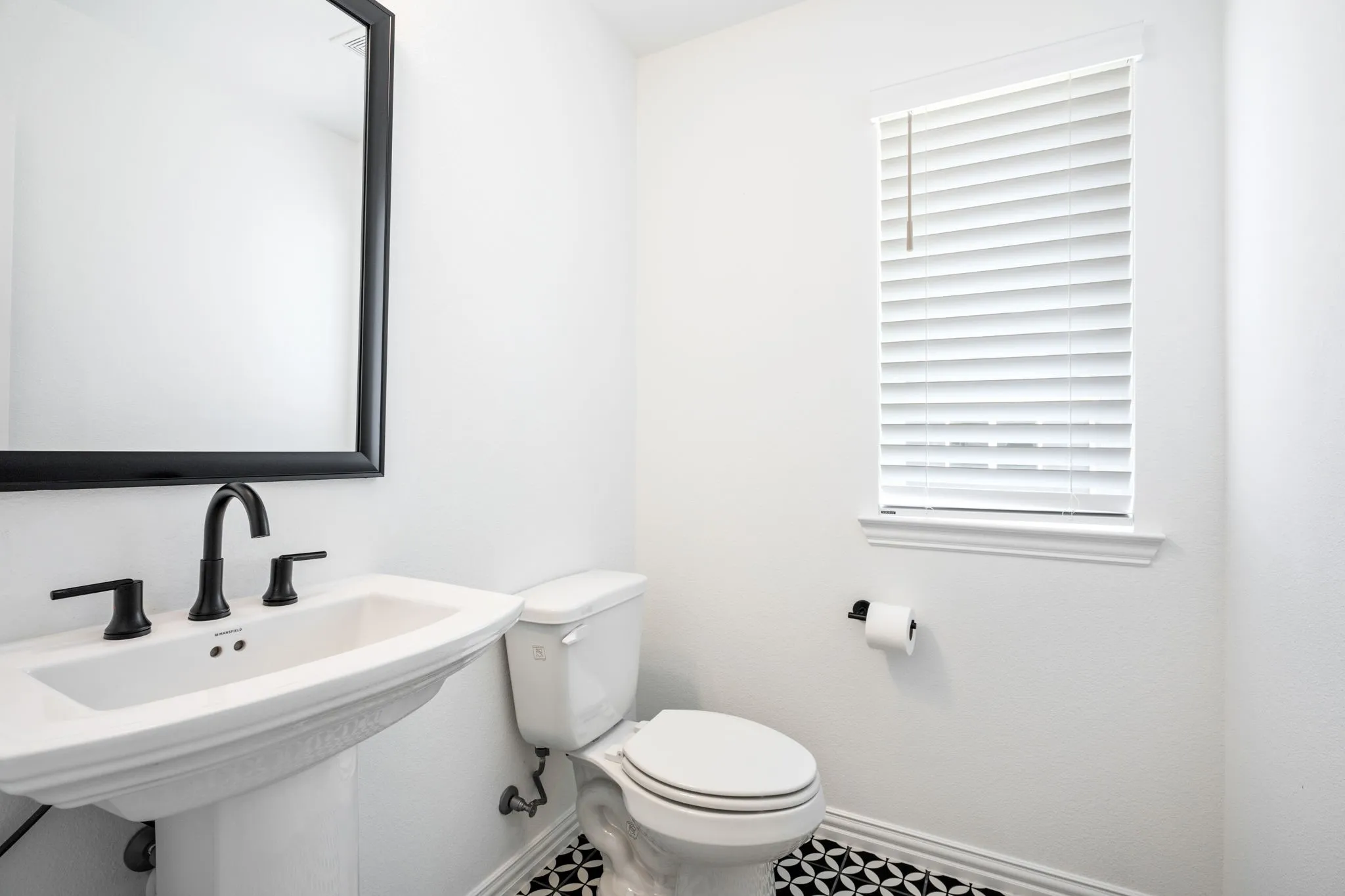 Powder bath upstairs