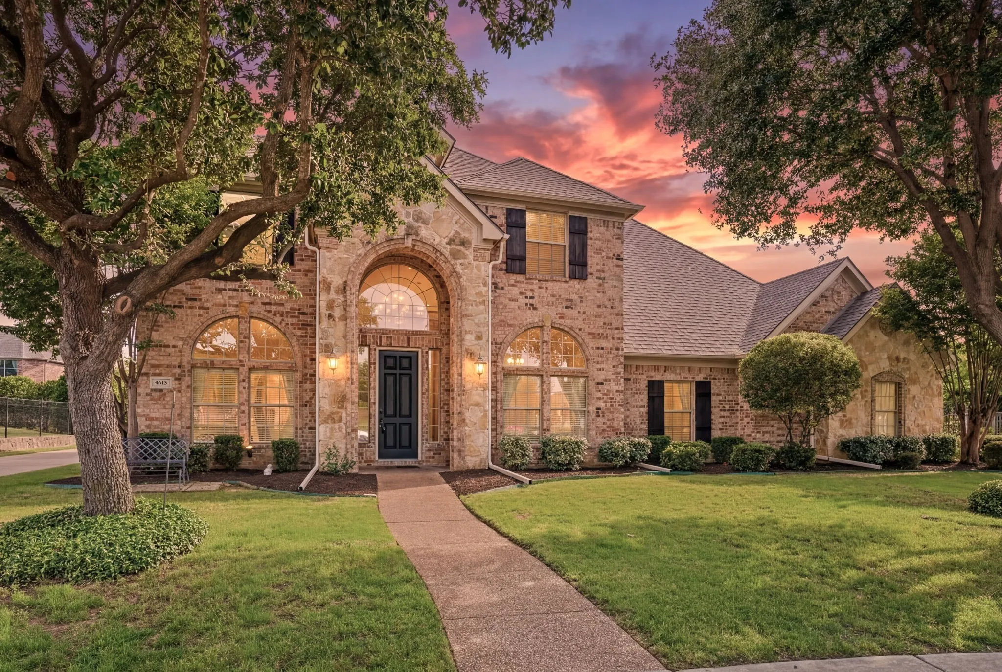 Exquisite two-story home on an oversized .29 acre lot