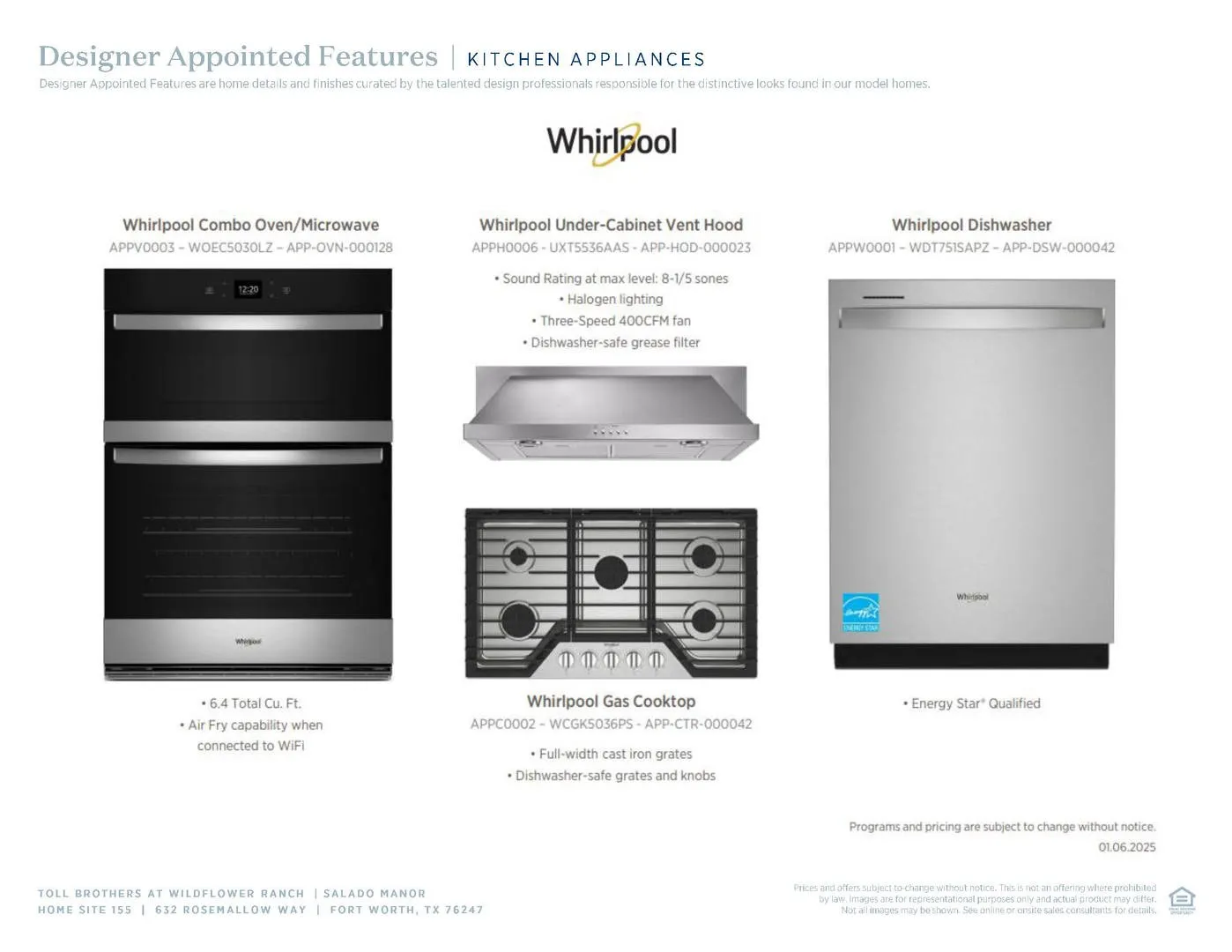 Wildflower Ranch Select- Kitchen Selections