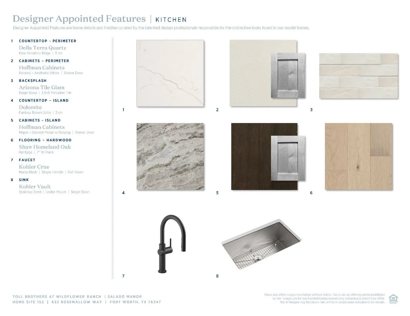 Wildflower Ranch Select- Kitchen Selections