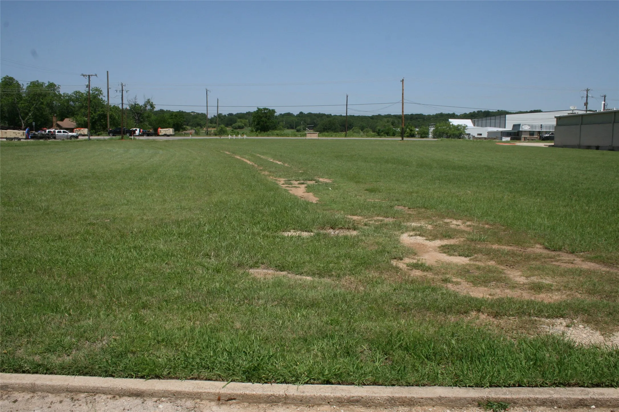 Looking from back to front