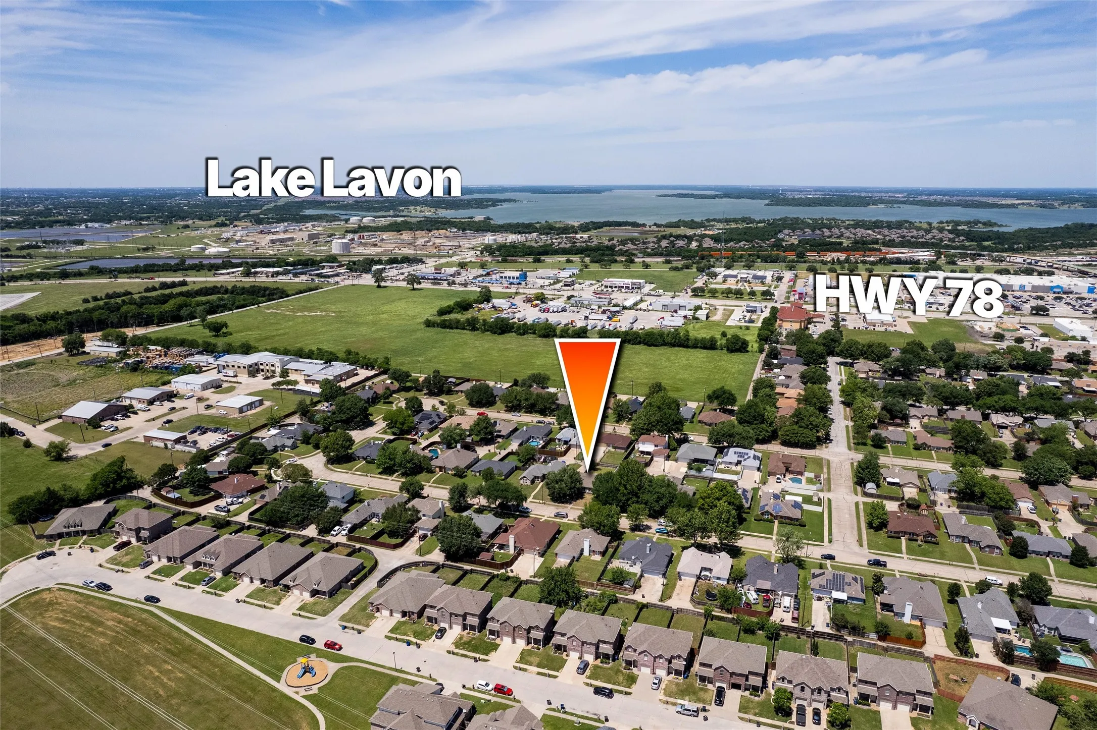 Close to Lake Lavon
