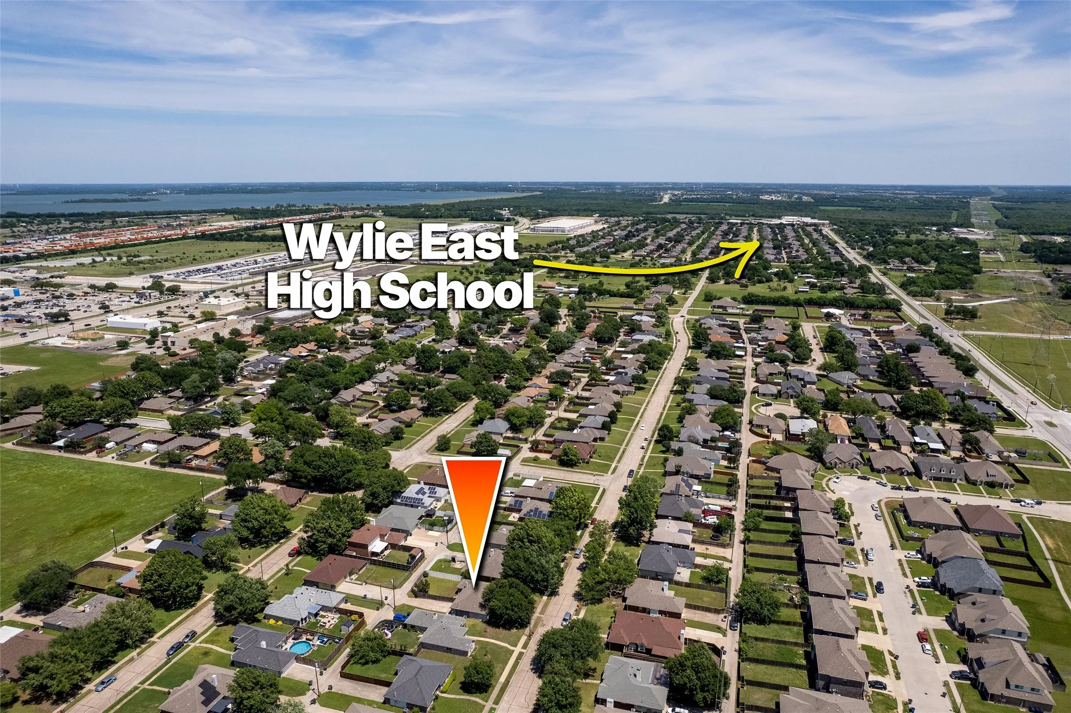 Just down the road from Wylie East High School