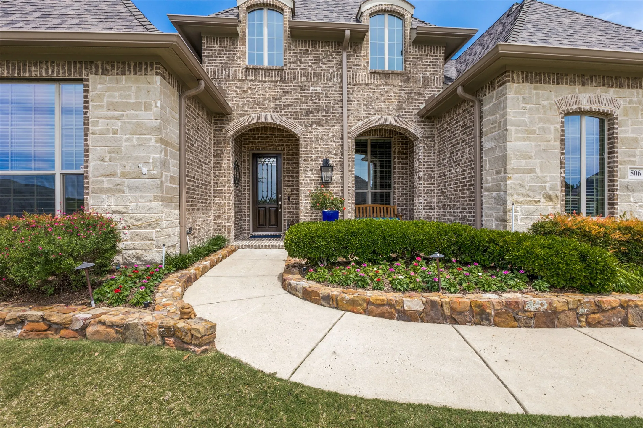 Thoughtfully designed and meticulously maintained landscaping in both the front and back yards creates a setting that's difficult to find in today's new construction.