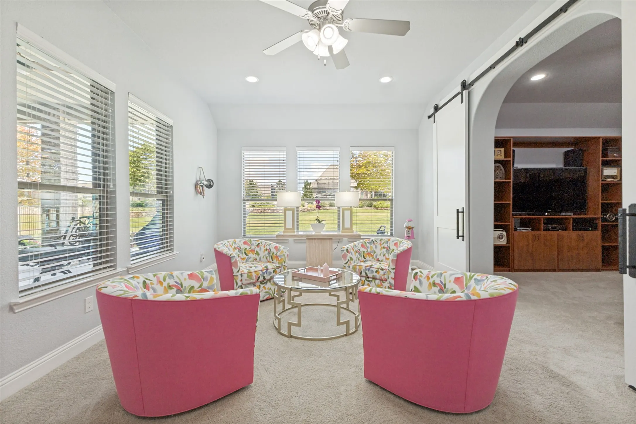 Large game room adjacent to the Media Room.