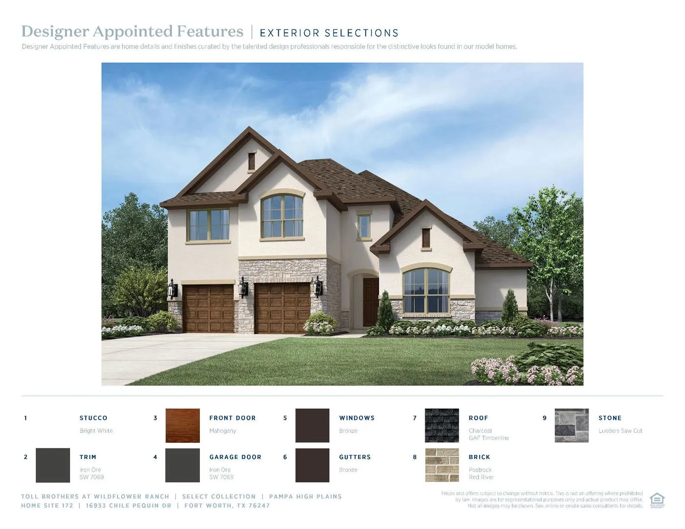 Wildflower Ranch Select-Exterior Selections