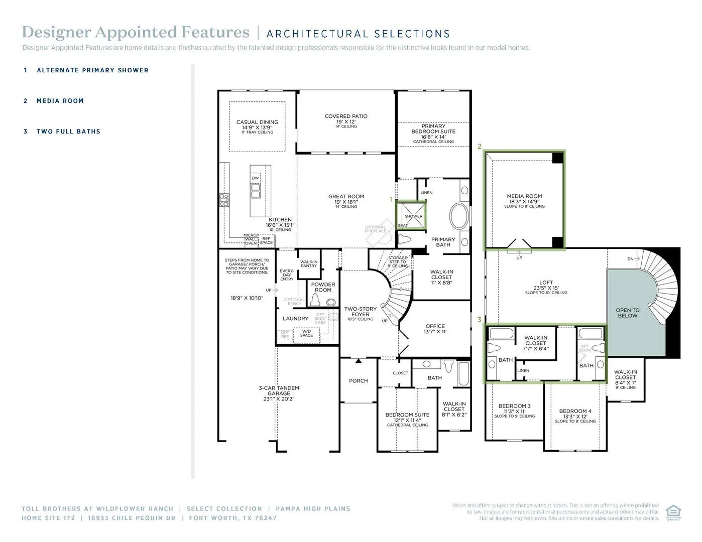 Wildflower Ranch -Floor Plan