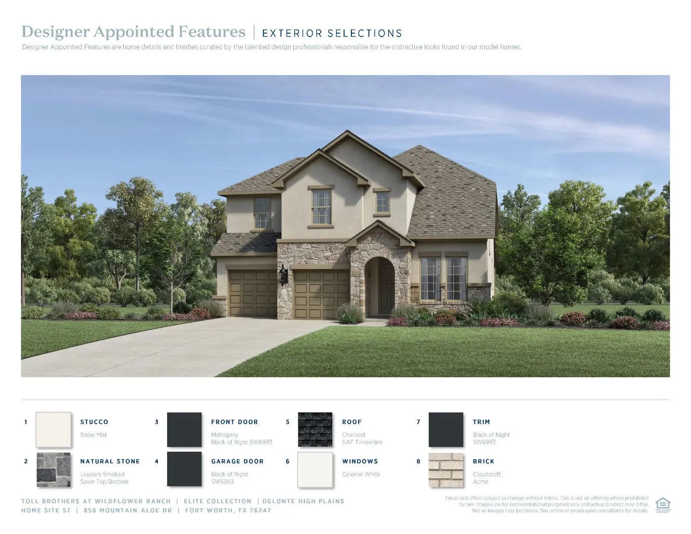 Wildflower Ranch Elite-Exterior Selections