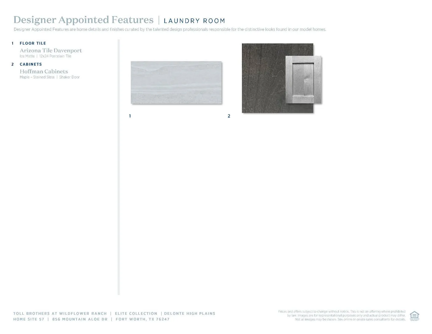 Wildflower Ranch Elite-Laundry Room Selections