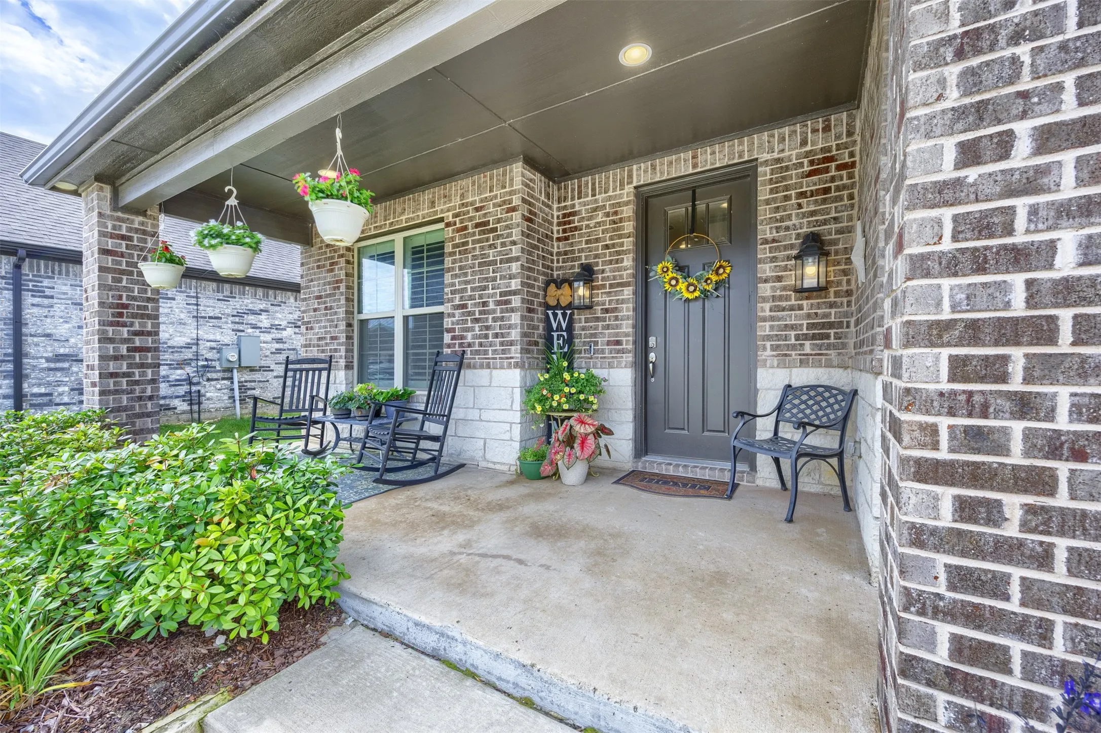 Pretty Covered Front Porch