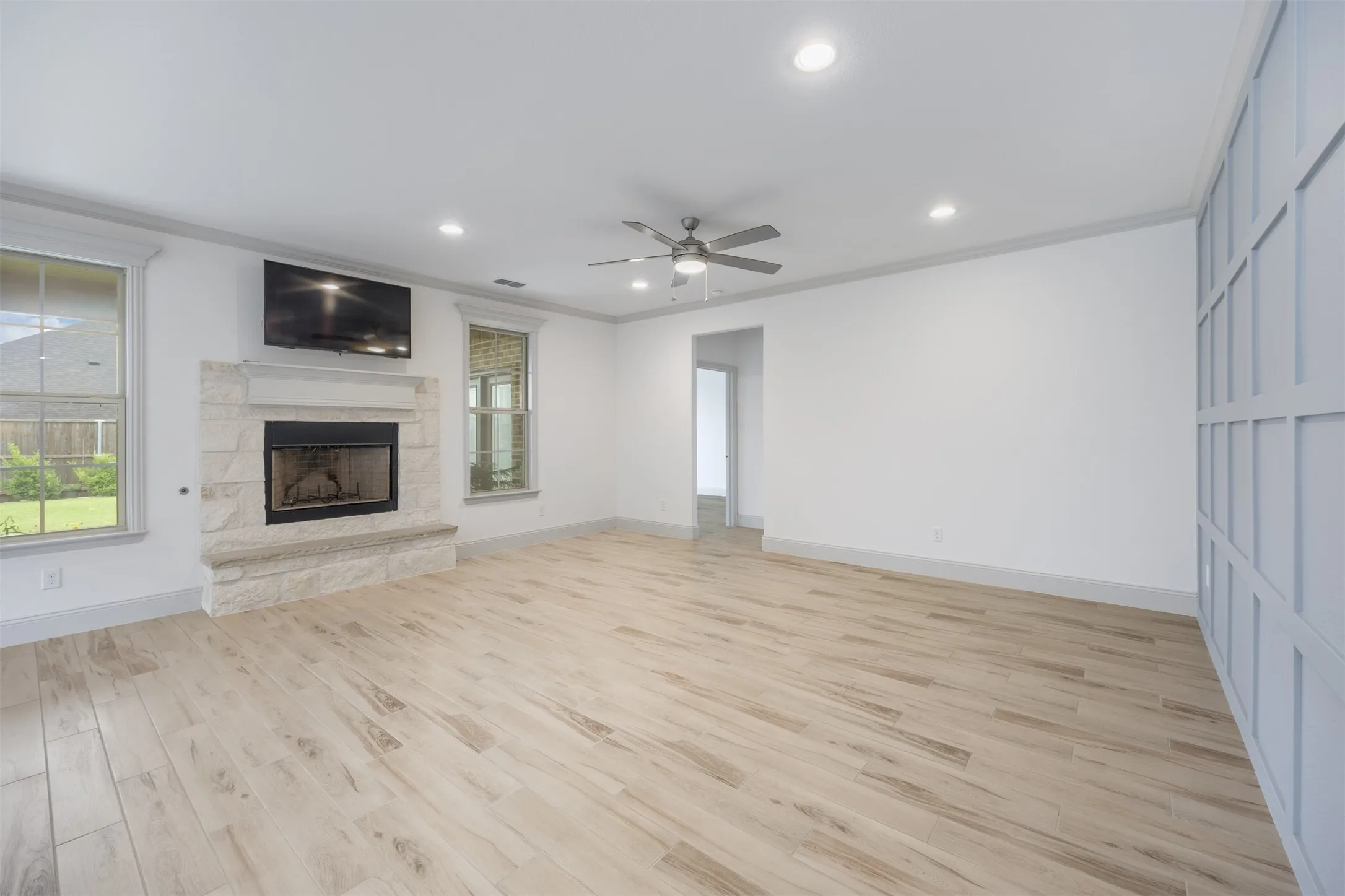 Light and bright family room