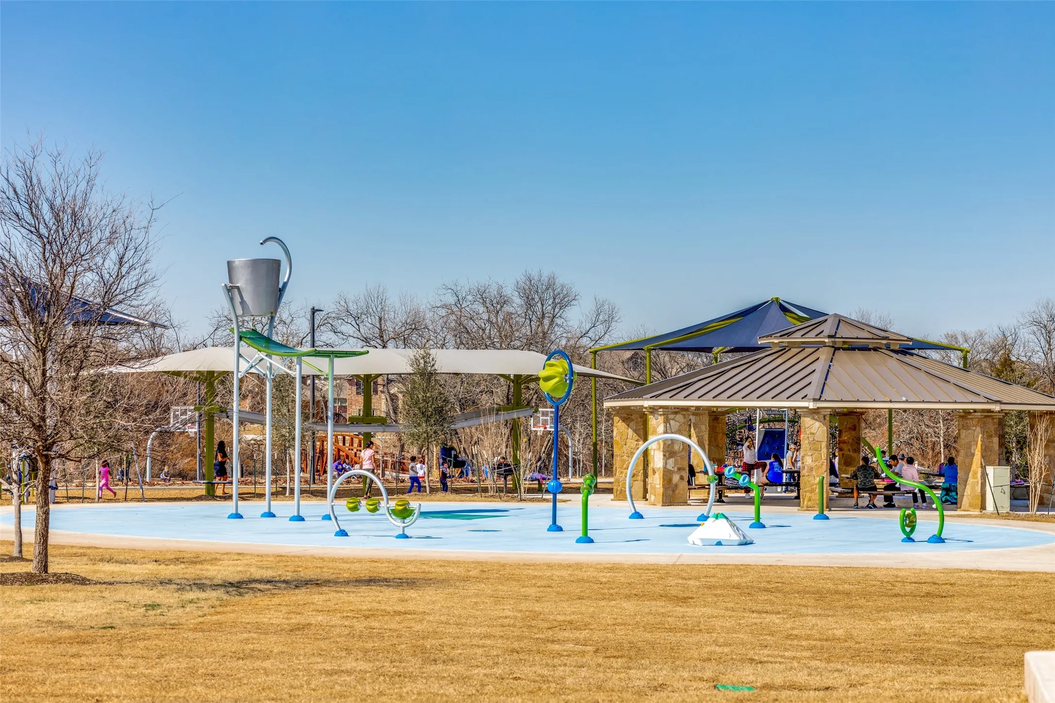 Community pool with exceptional water features
