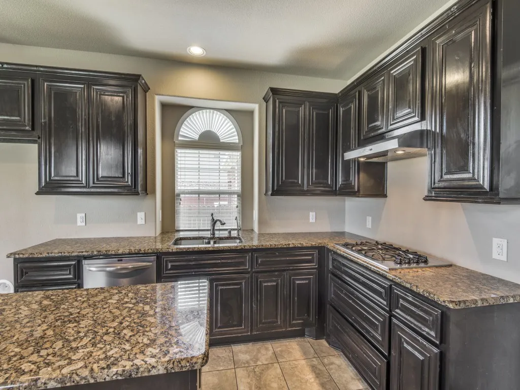 Granite with Stainless appliances