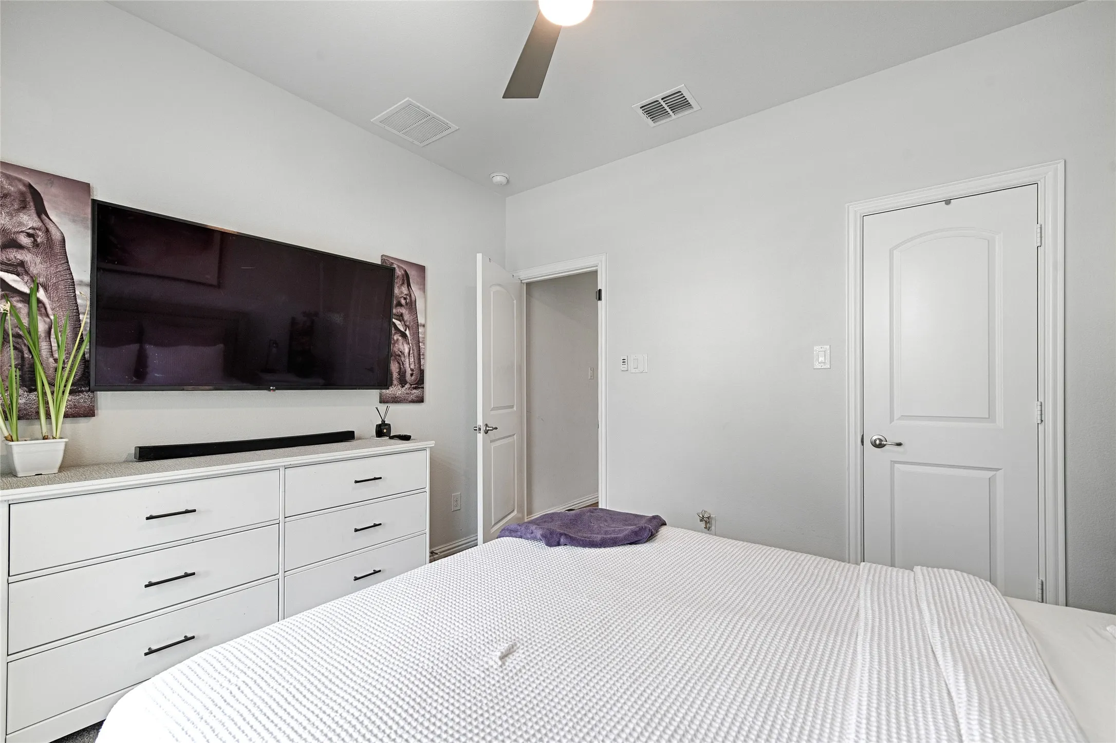Another view of downstairs bedroom