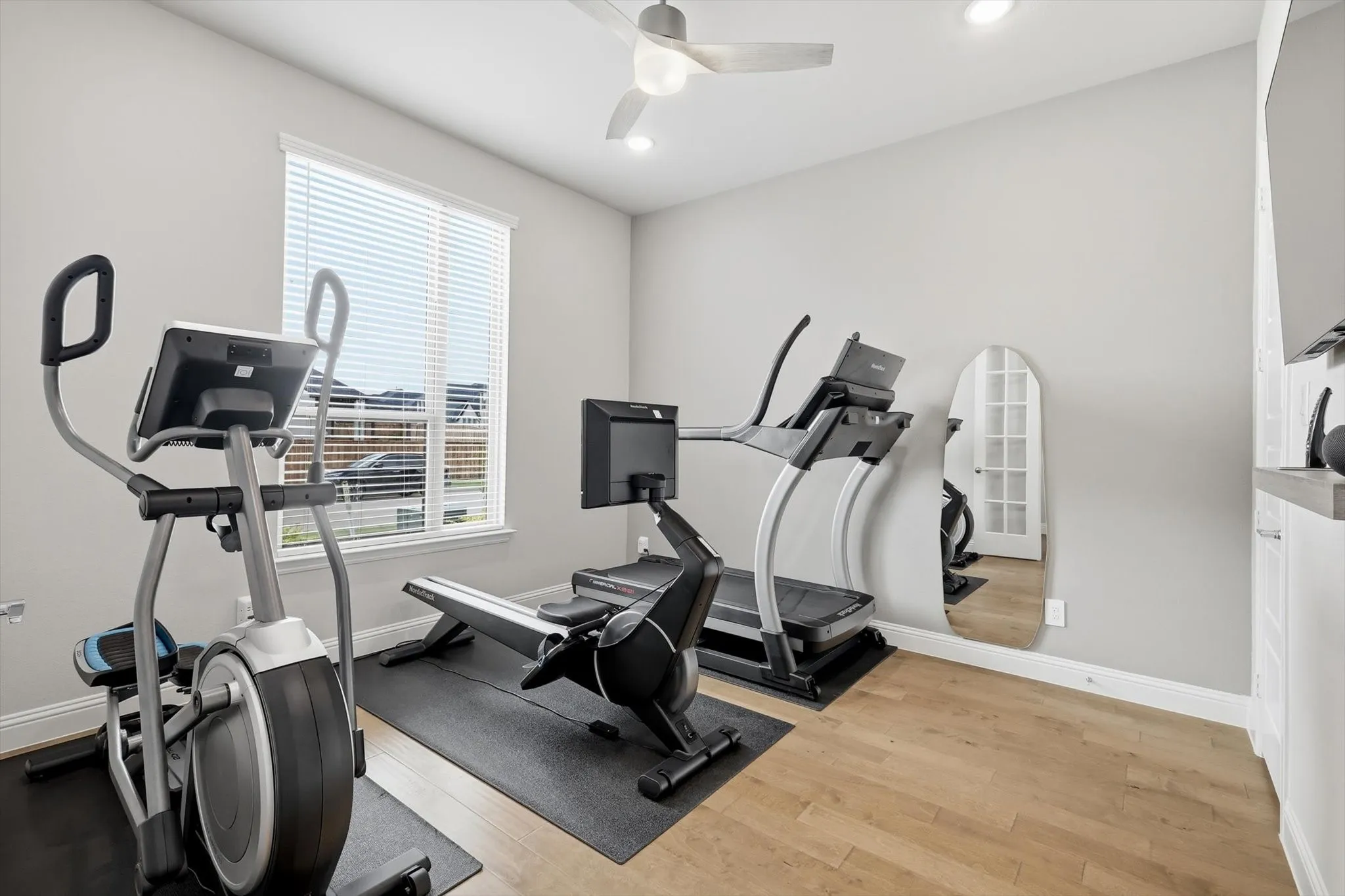 Downstairs Office or Fitness Room