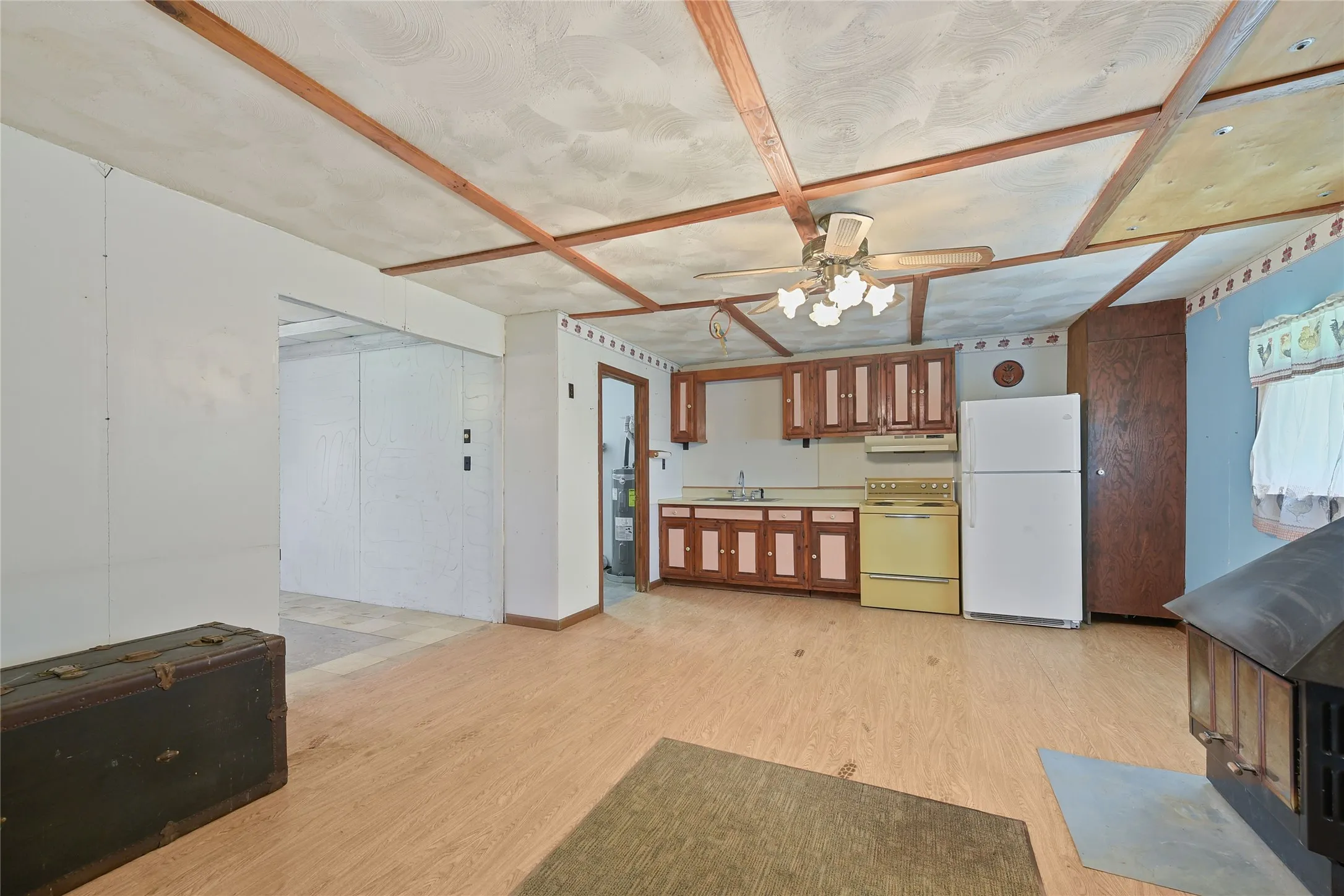 One Bedroom Apartment As seen from French Door.