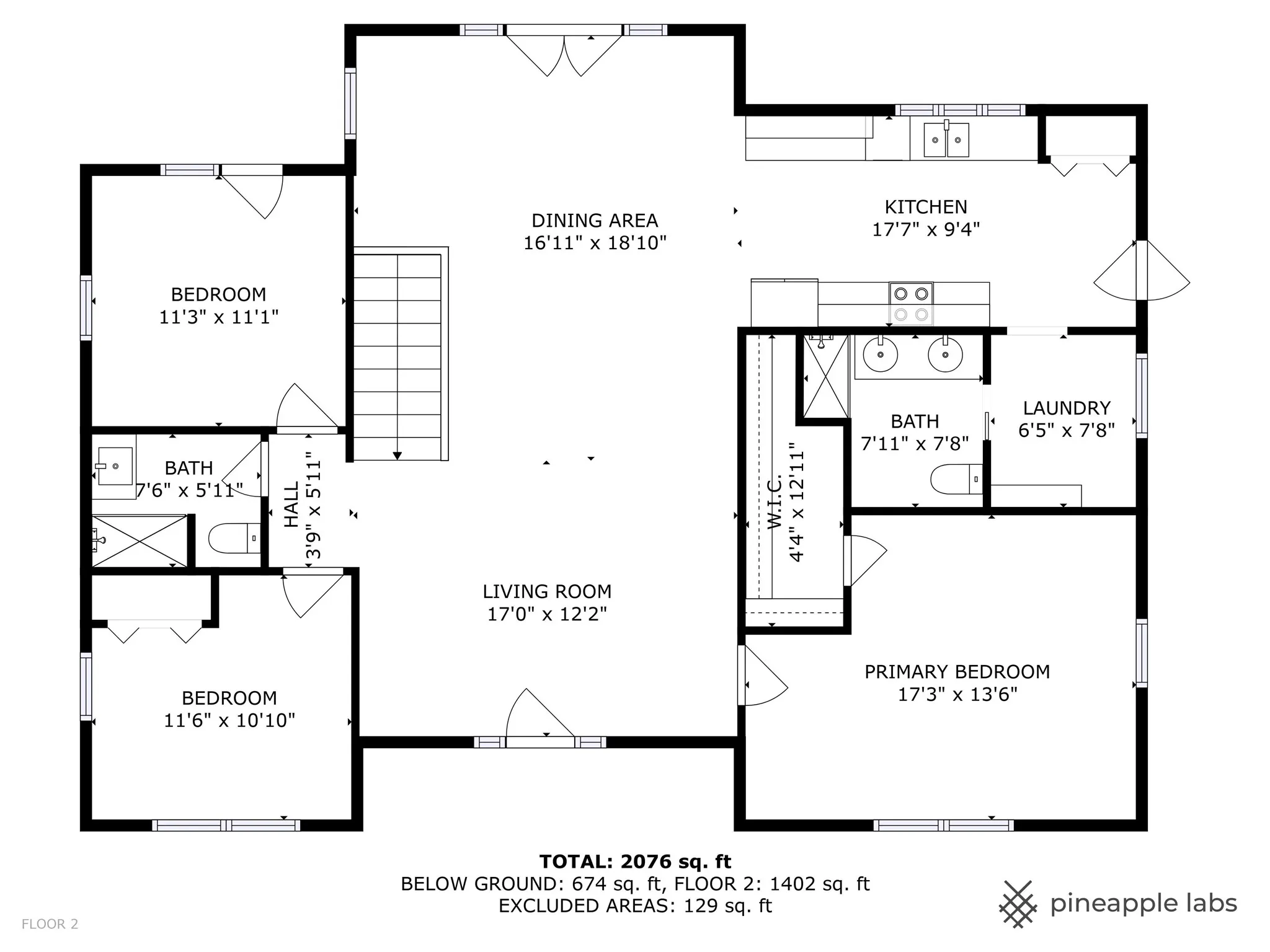 Main Level. House Key enter through Kitchen Door.