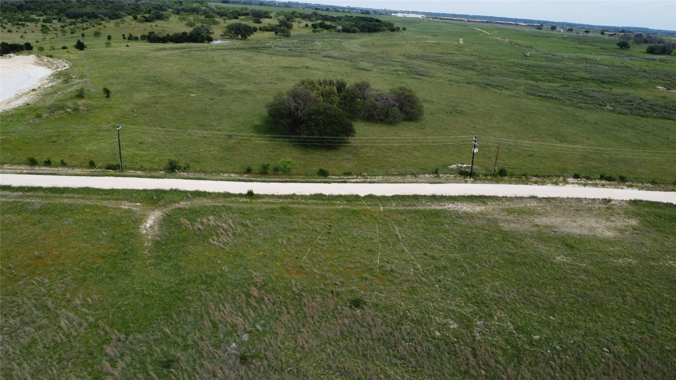 Main road coming into the property.