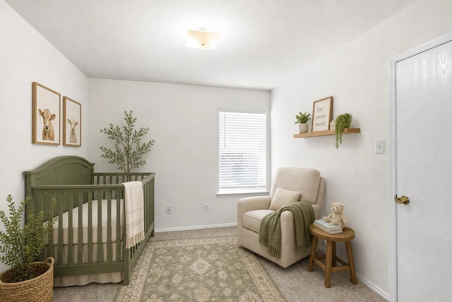 Virtually staged to demonstrate use of space