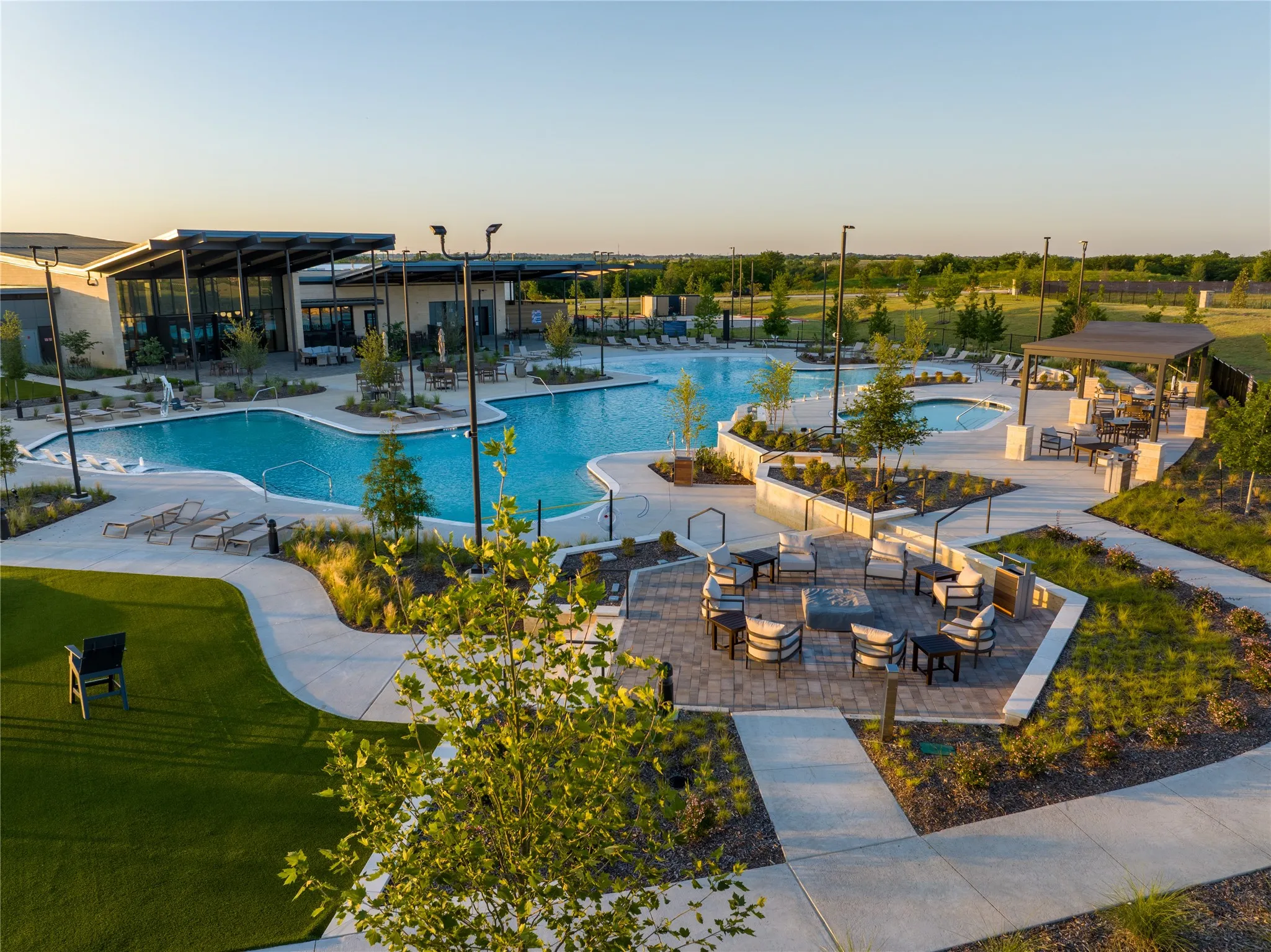 Resort style pool