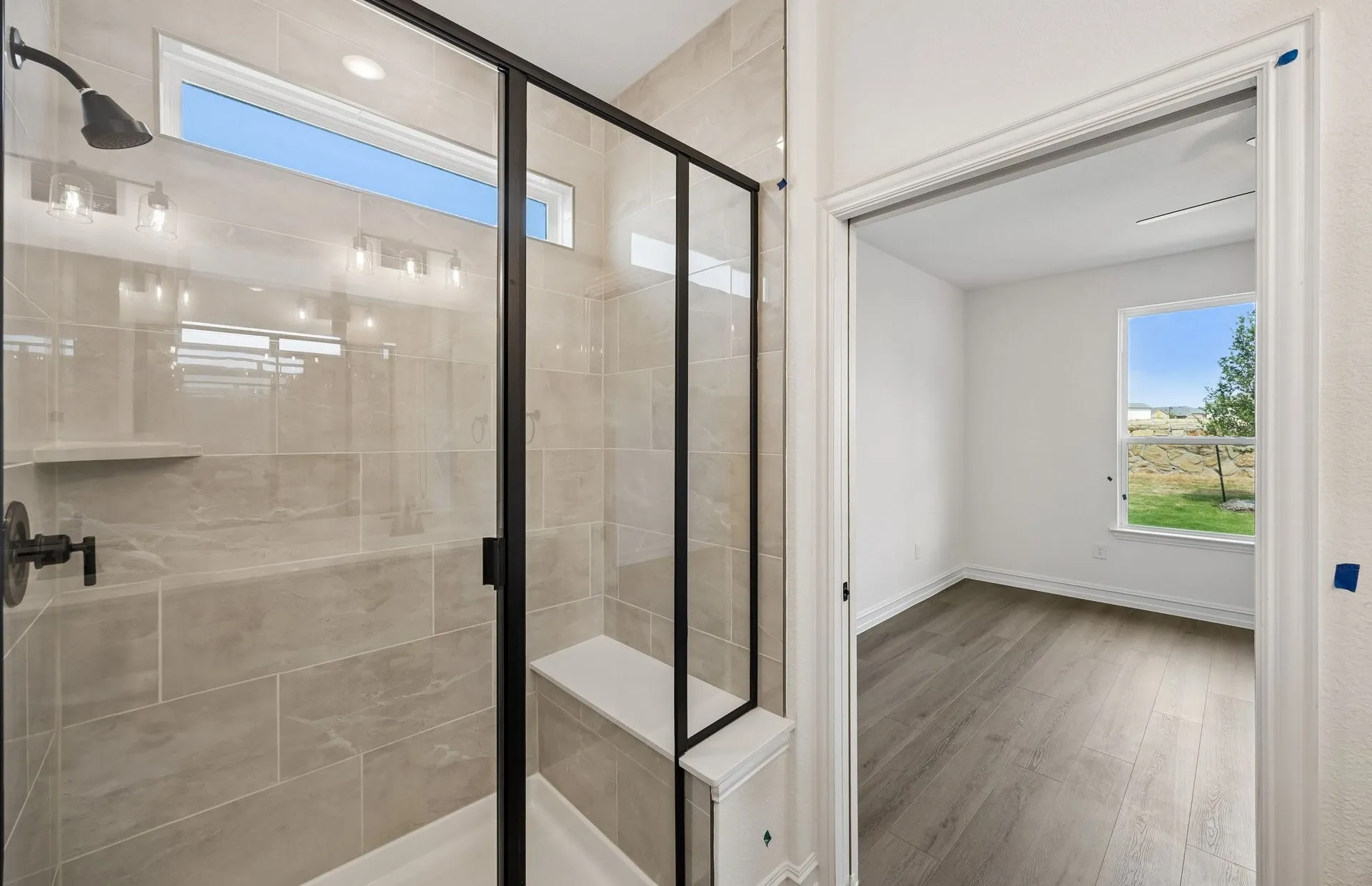 Beautiful shower in primary bath