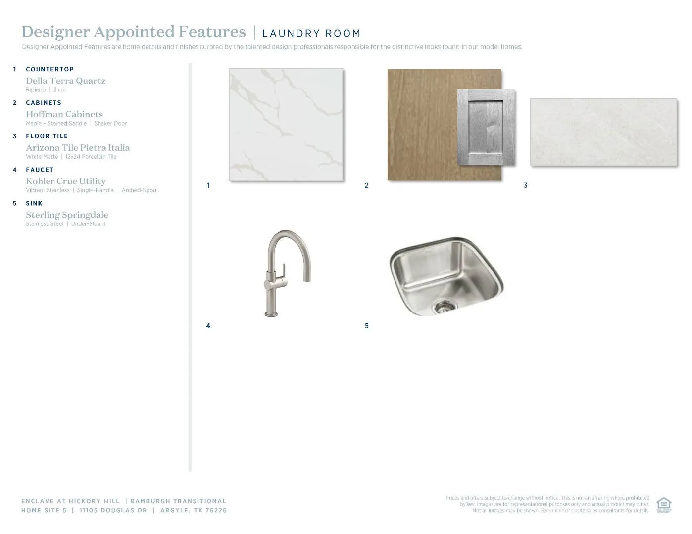 Bamburgh Transitional- Laundry Room Selections
