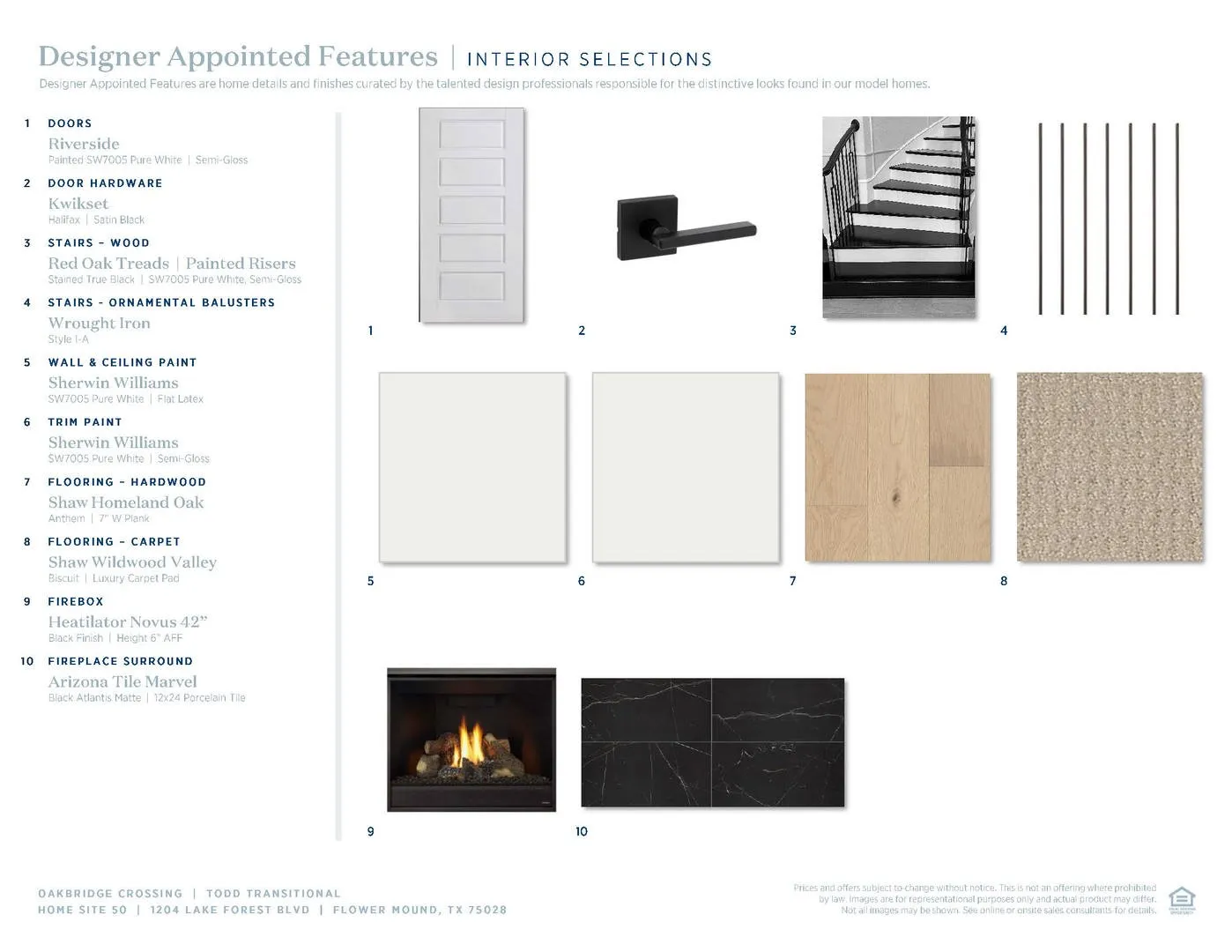 Todd Transitional-Interior Selections