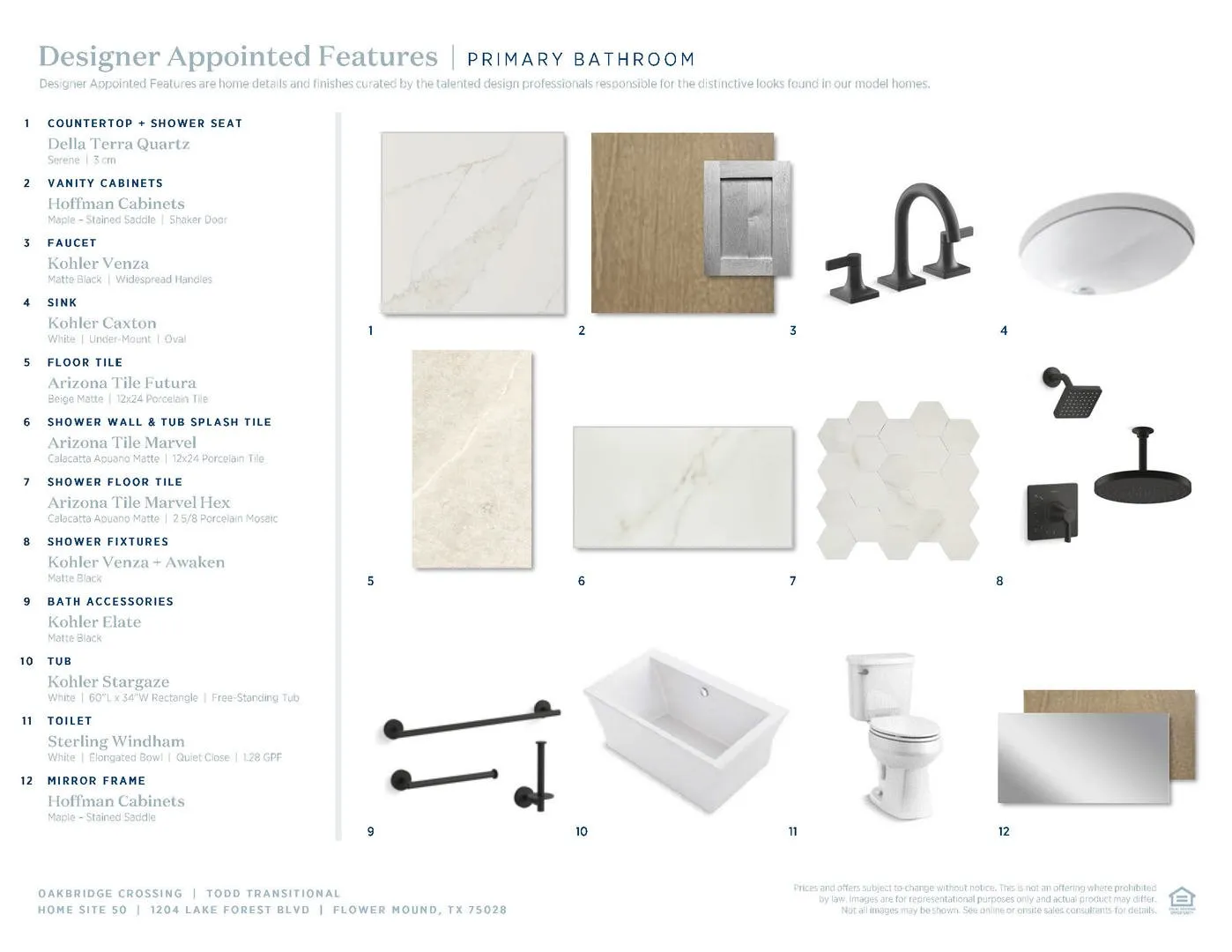 Todd Transitional-Primary Bathroom Selections