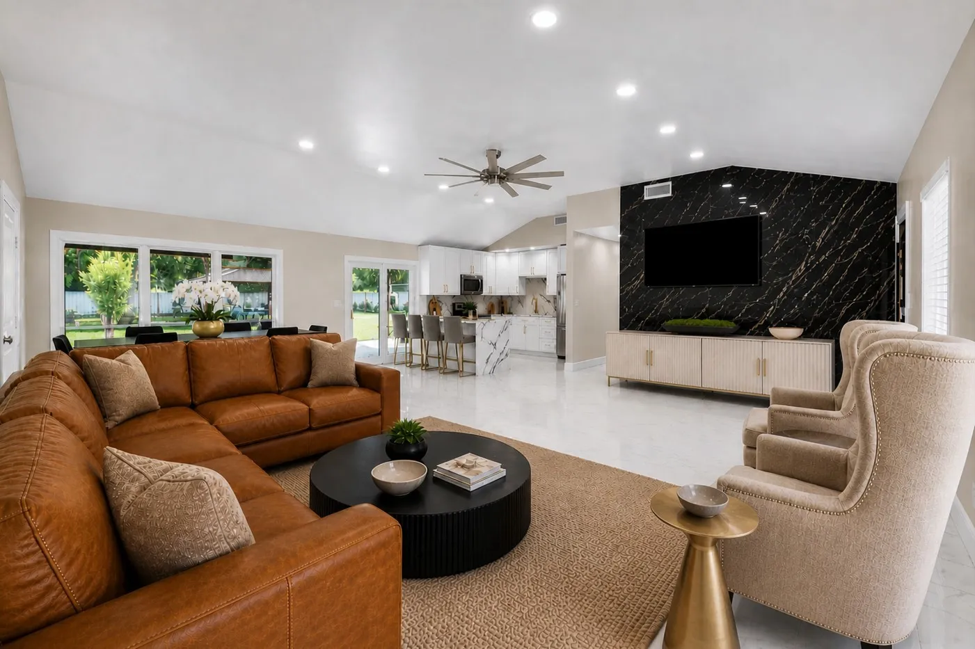 Living Room Virtually Staged