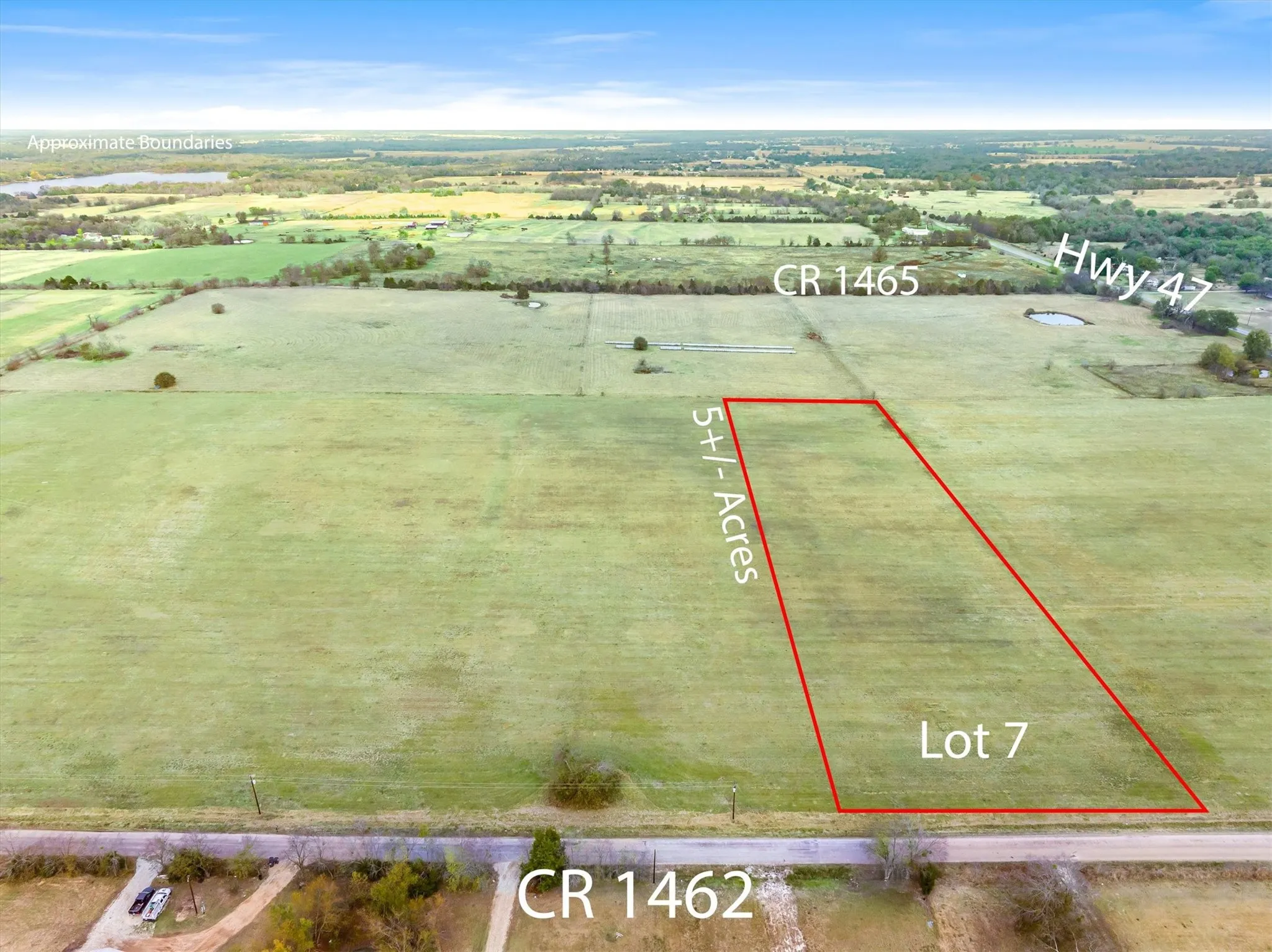 5 acres of of sunsets across fields!