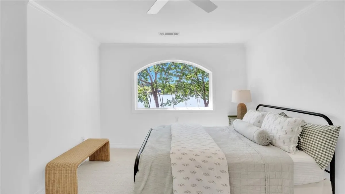 Bedroom 2 with views of the lake