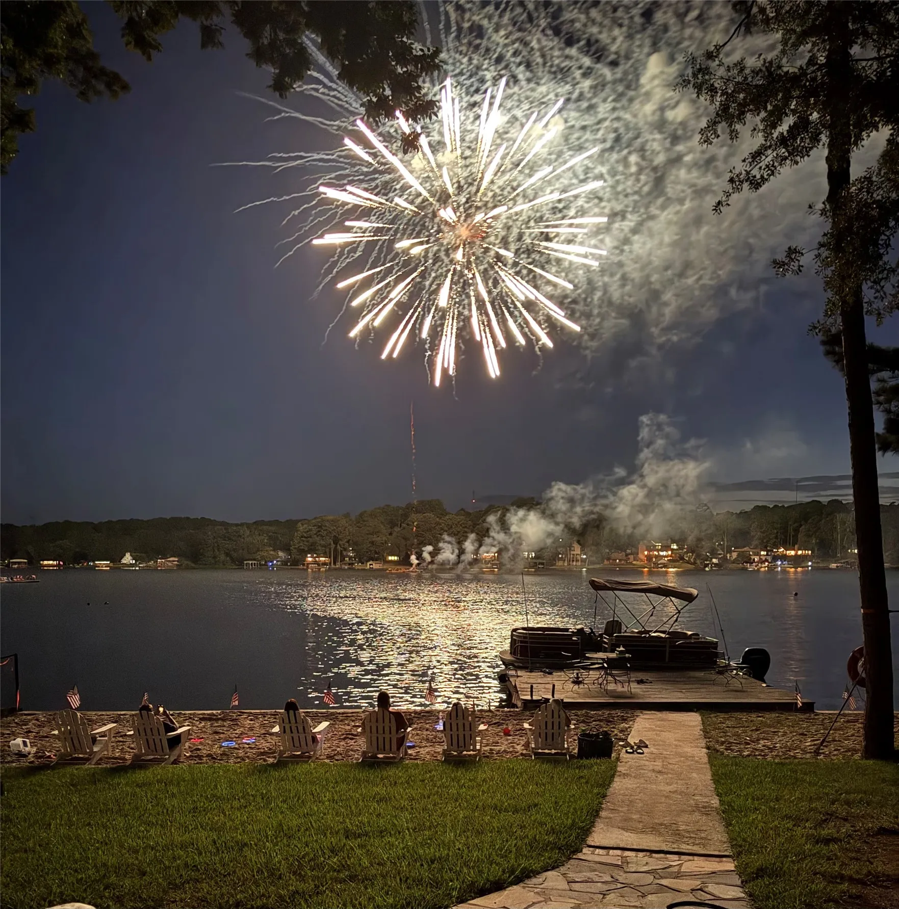 Front row seat for Fireworks on 4th of July