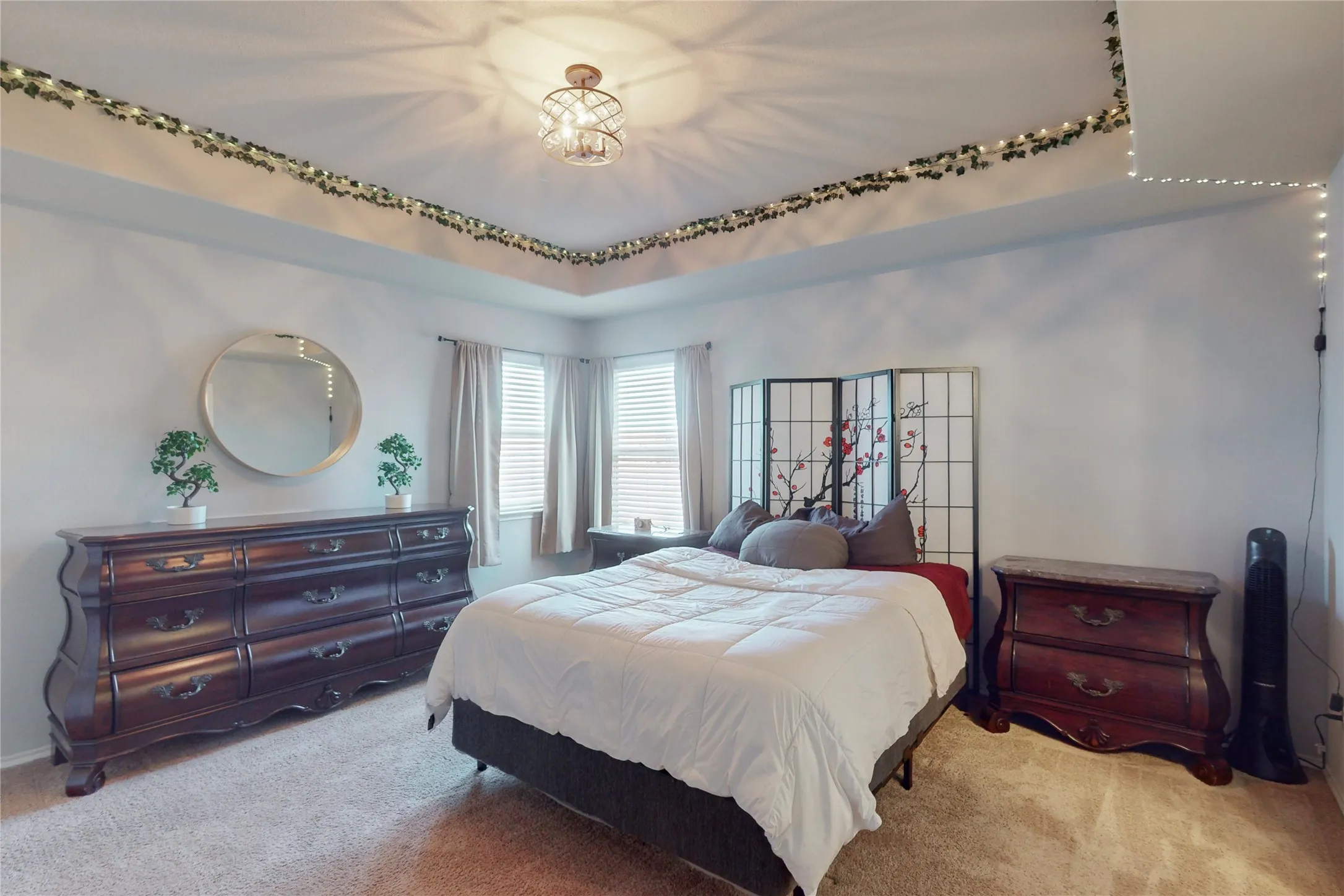Large primary suite.