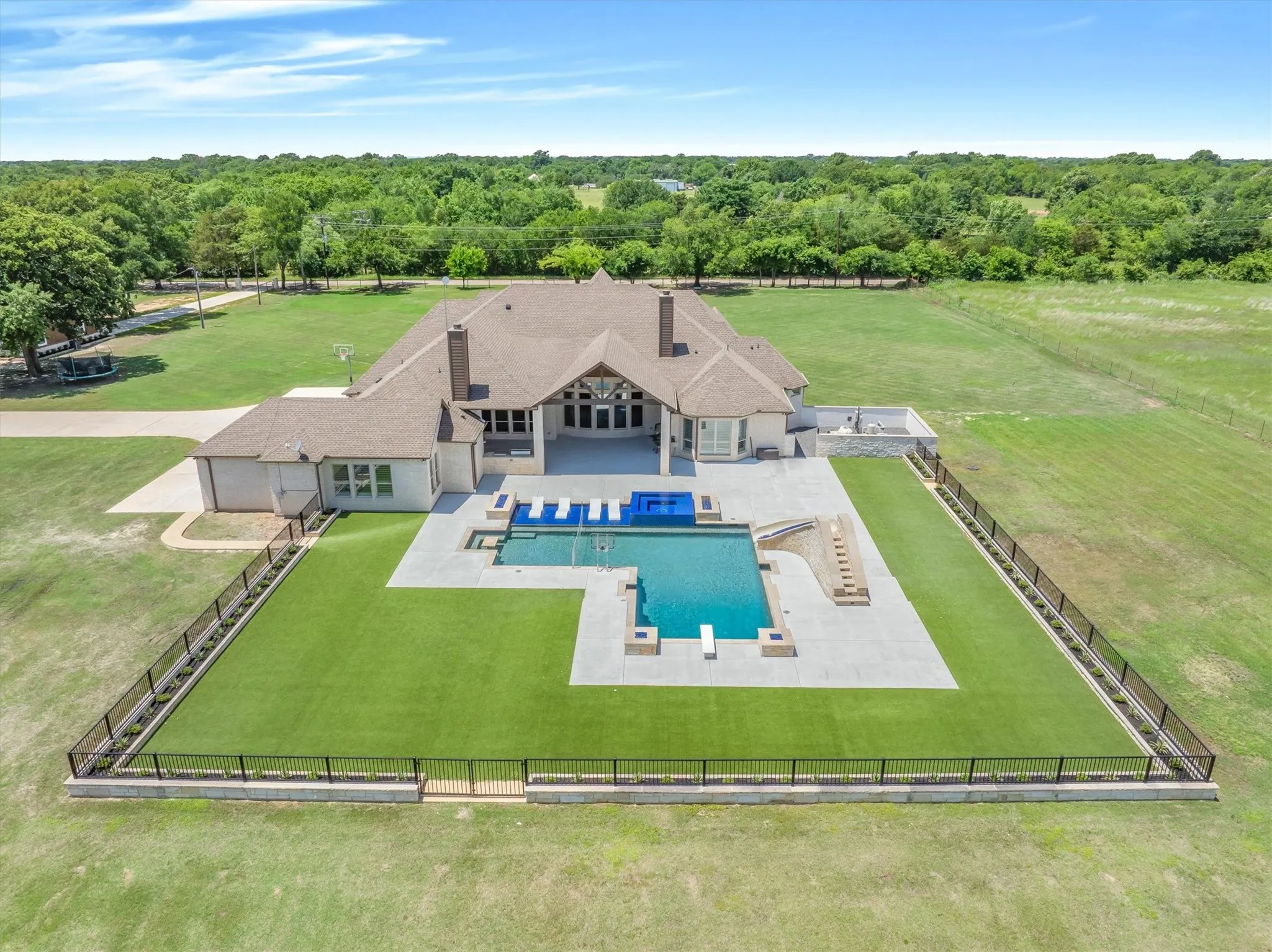 Look at that backyard!