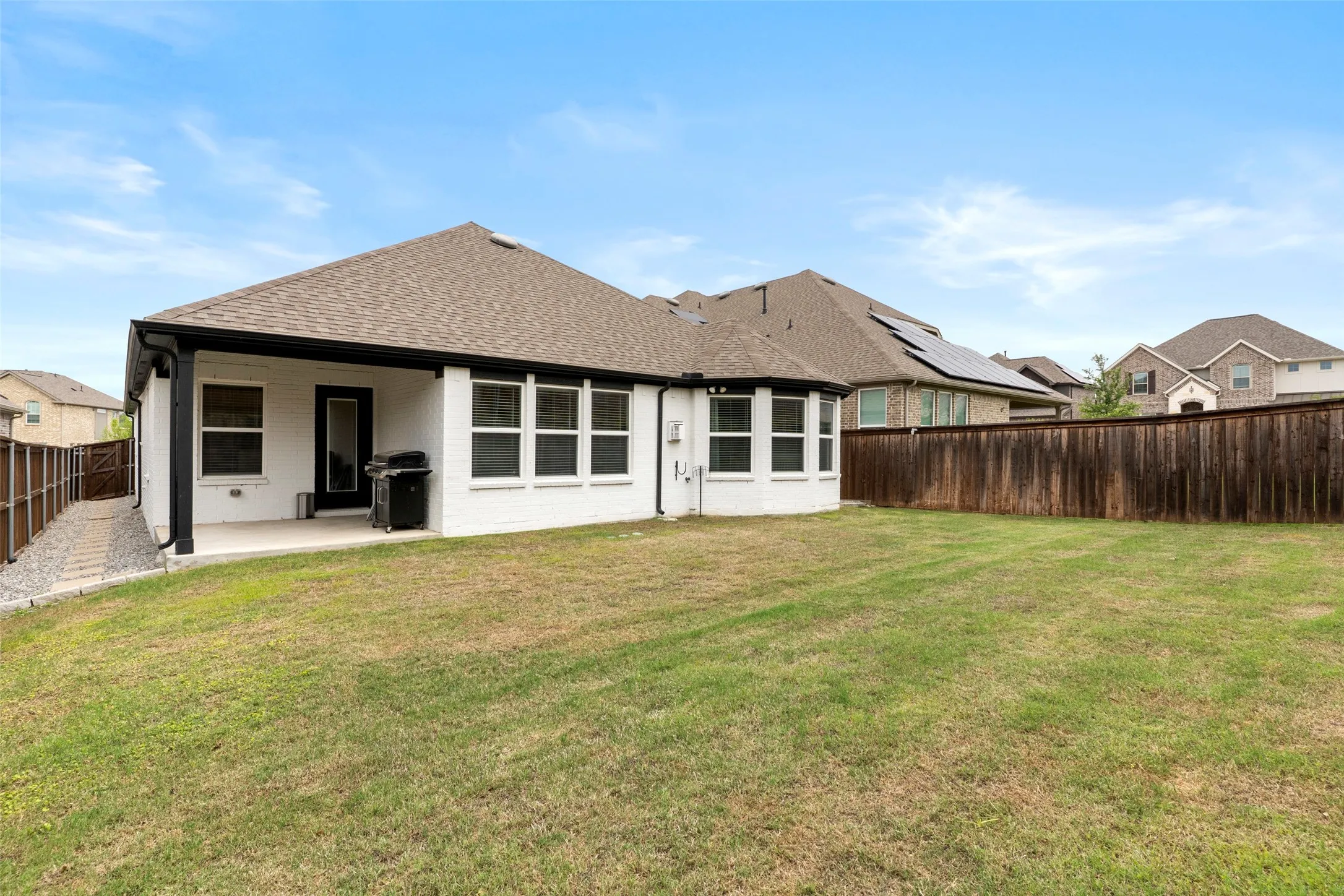 Big backyard with Covered Patio