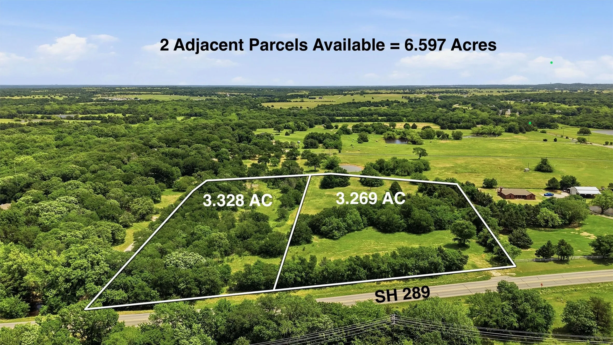 There is an additional 3.269 Acre Parcel available for sale. See MLS # in listing description for info