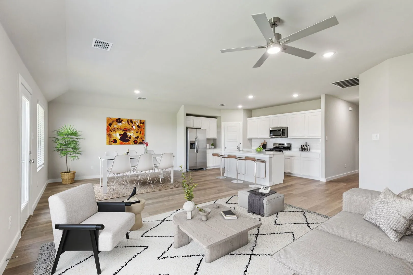 Open Floor Plan in the Harper home plan by Trophy Signature Homes – REPRESENTATIVE PHOTO