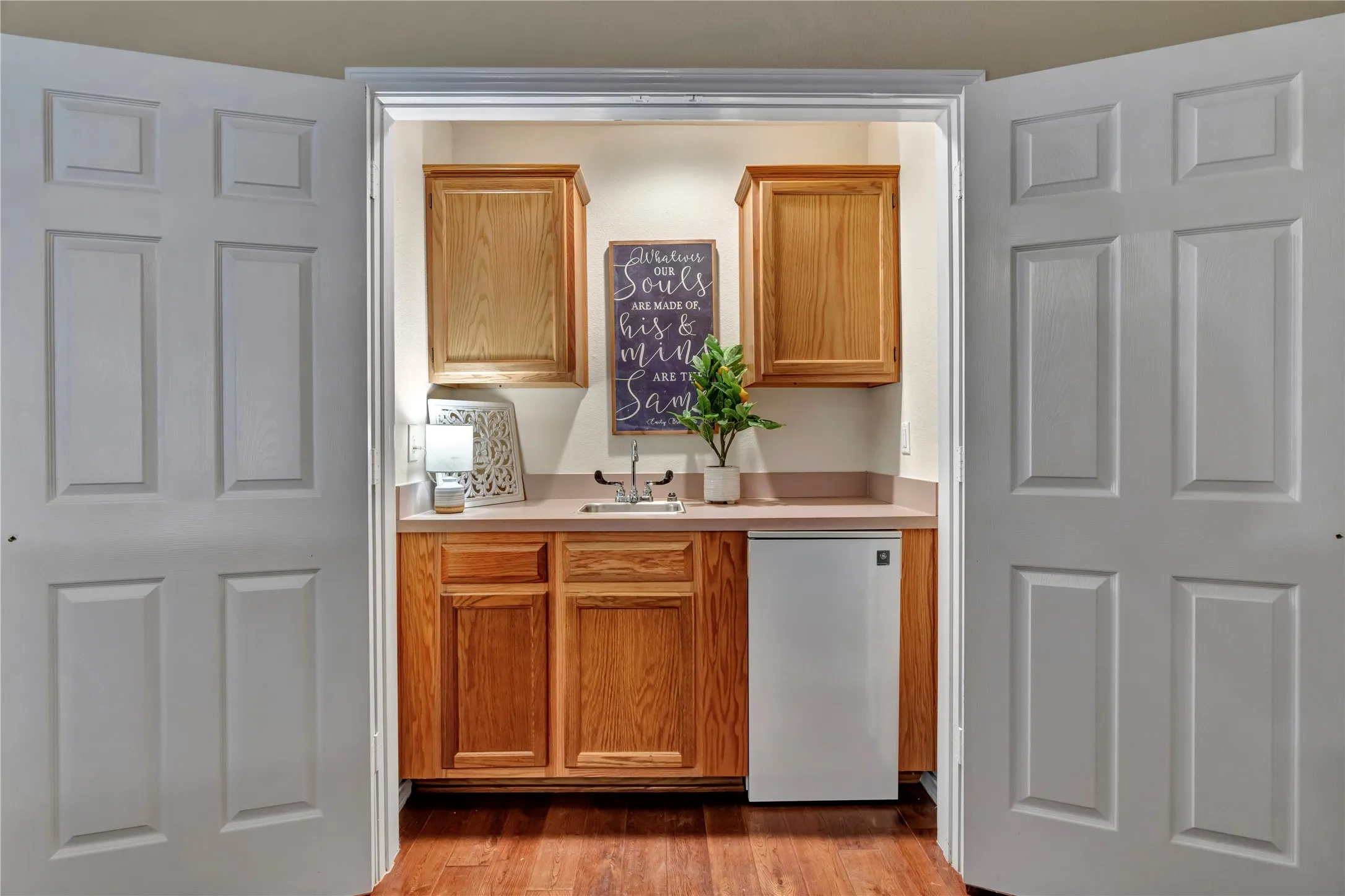 included in the family room for some convenient snacks and drinks