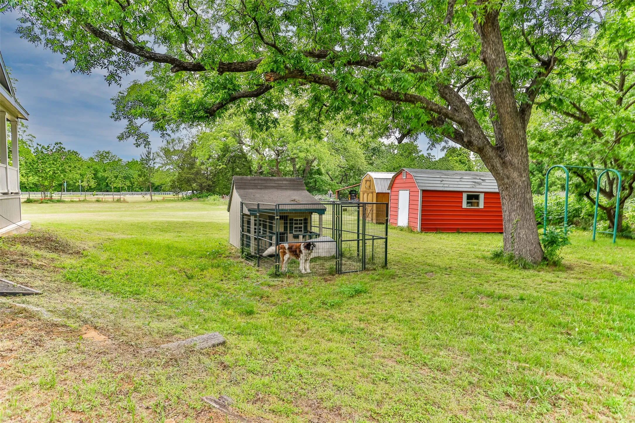 Dog kennel and carports