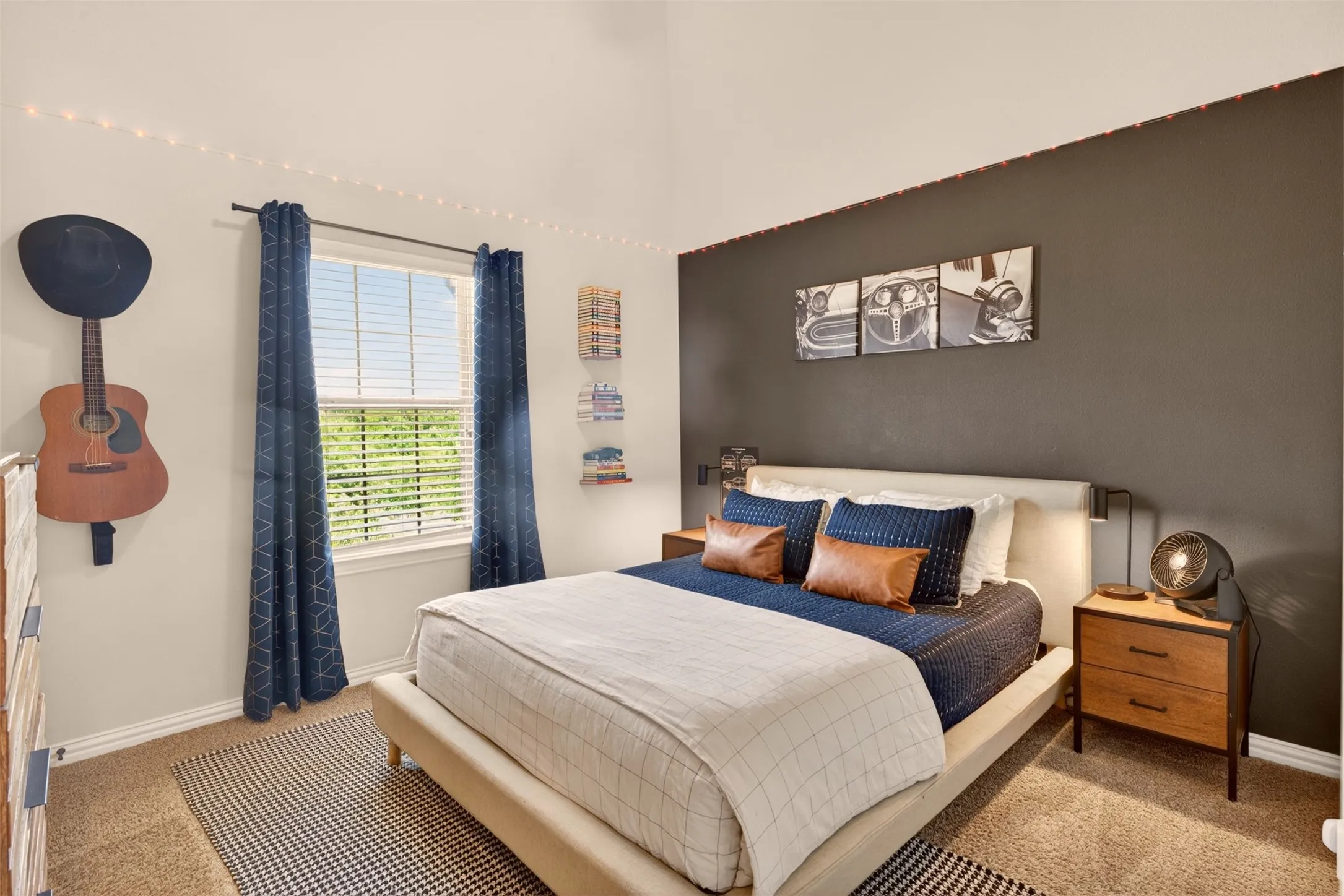 Well-sized secondary bedroom features natural light and space for a complete furniture arrangement.