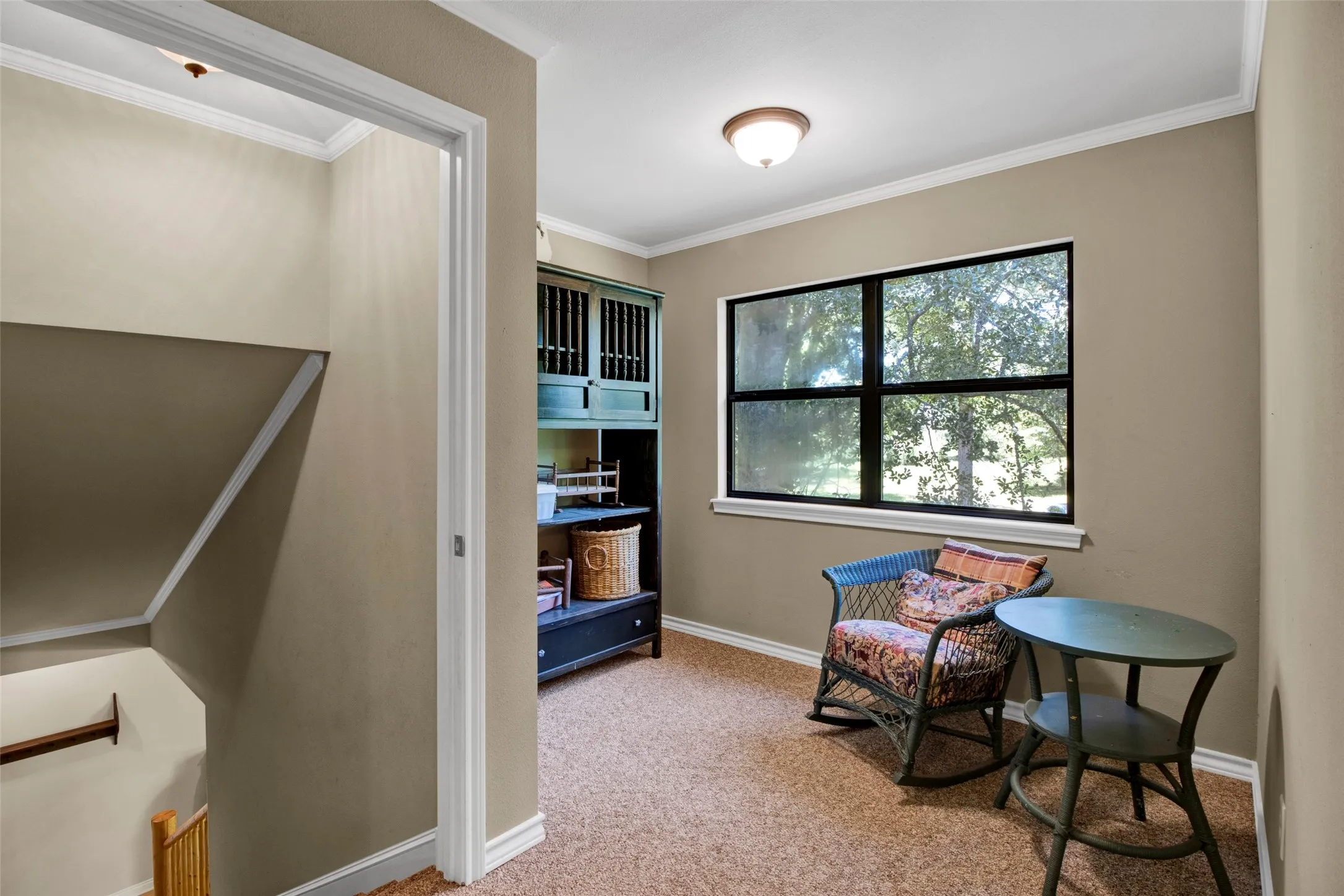 2nd Floor - this nook will make a great office area, reading nook, library - the ideas are endless