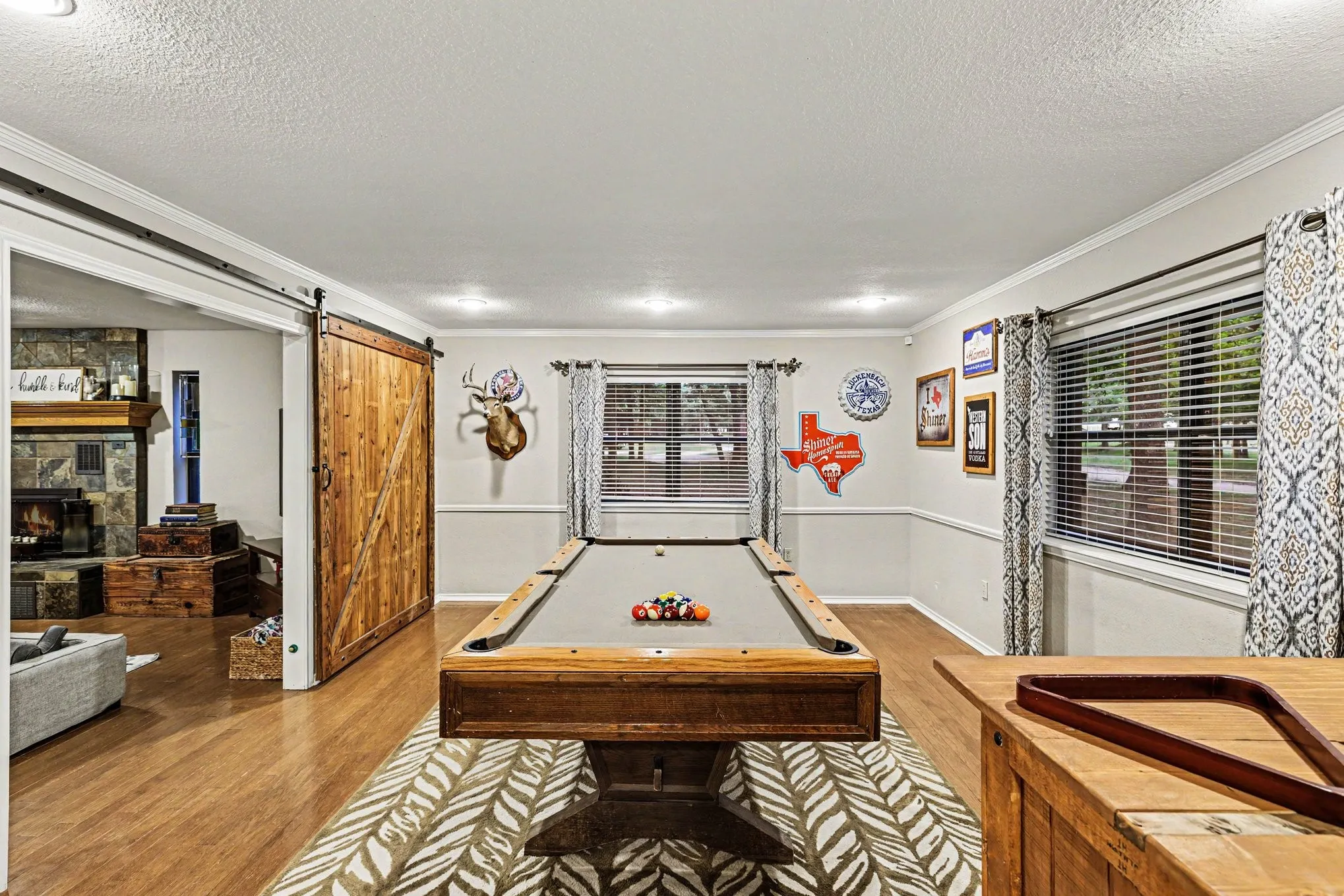 This could also be a dining area or study