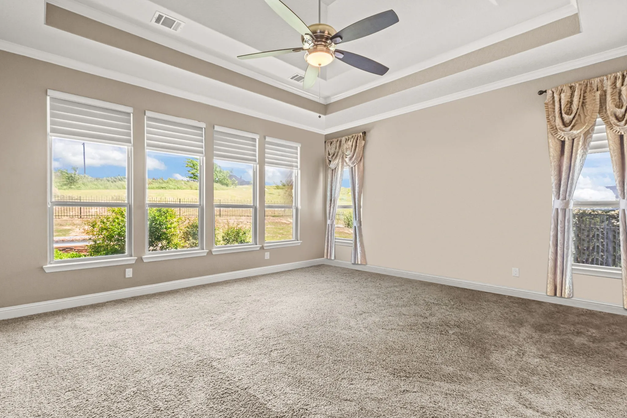 Virtually enhanced to remove furniture