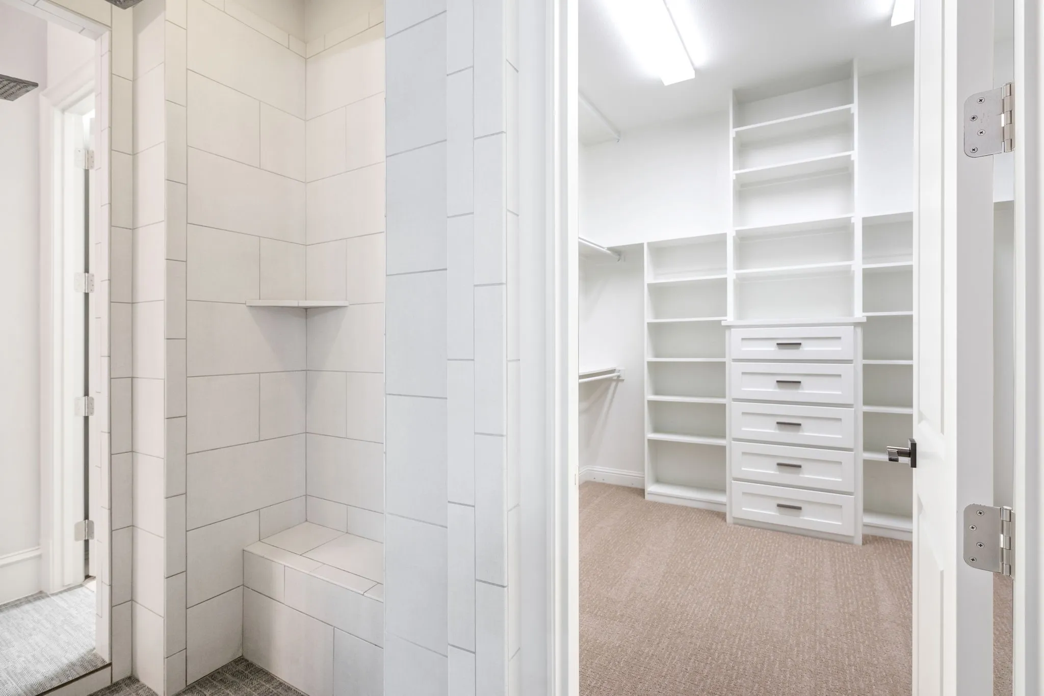 His and Hers closets and bathrooms!