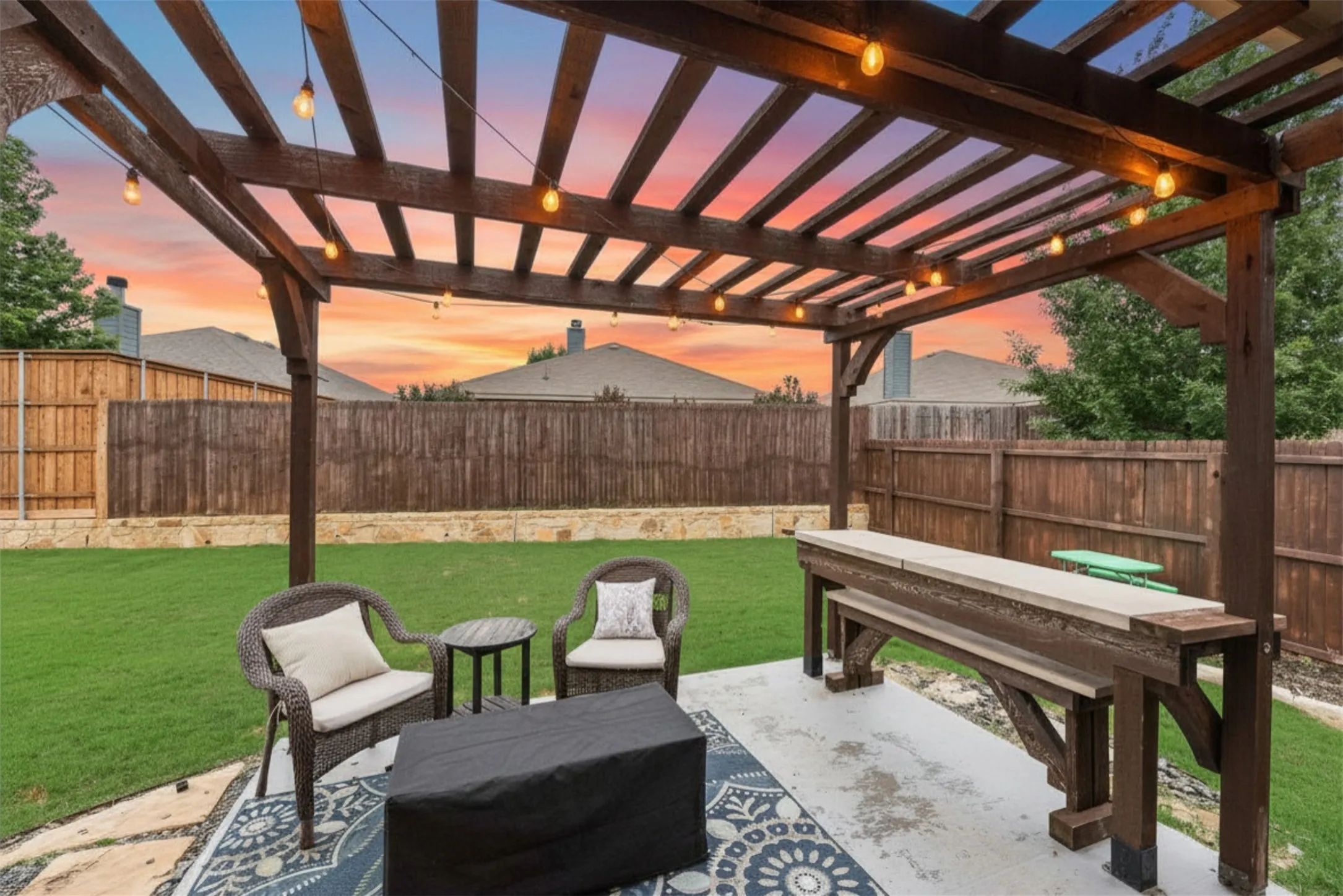 Imagine hanging out in backyard with your family and friends
