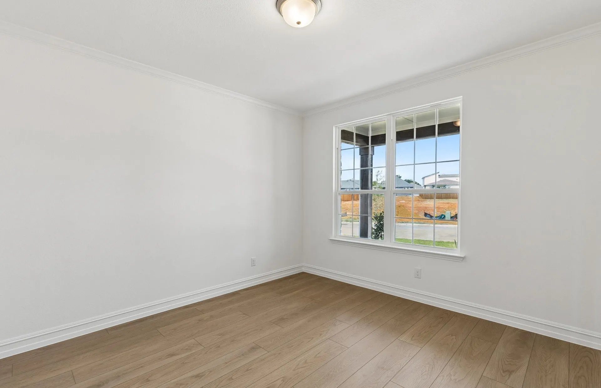 Large window in study