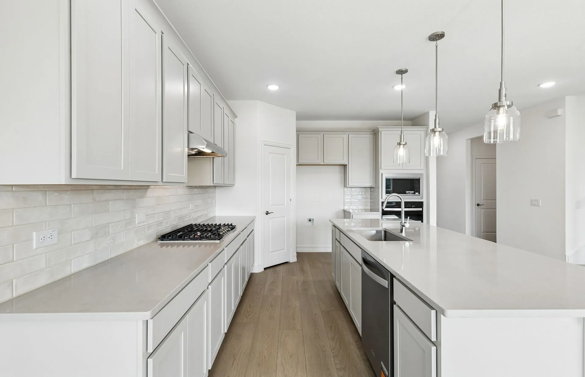Abundant cabinet space