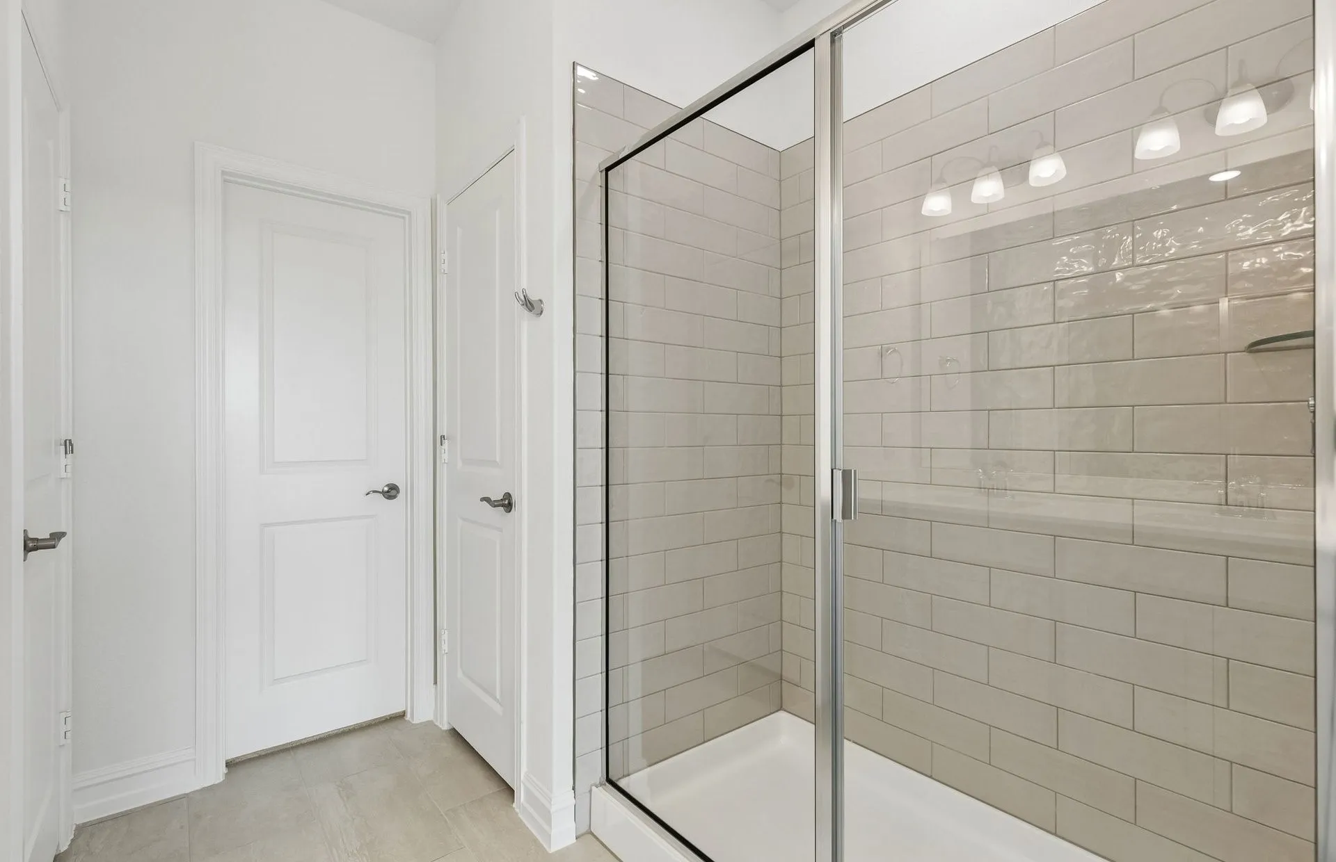 Beautiful shower in primary bath