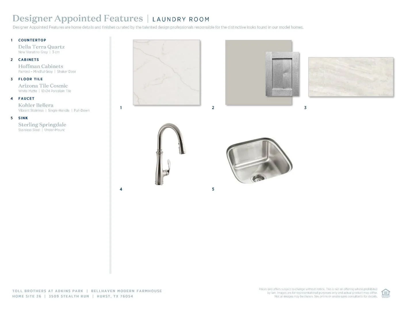 Bellhaven Modern Farmhouse-Laundry Room Selections